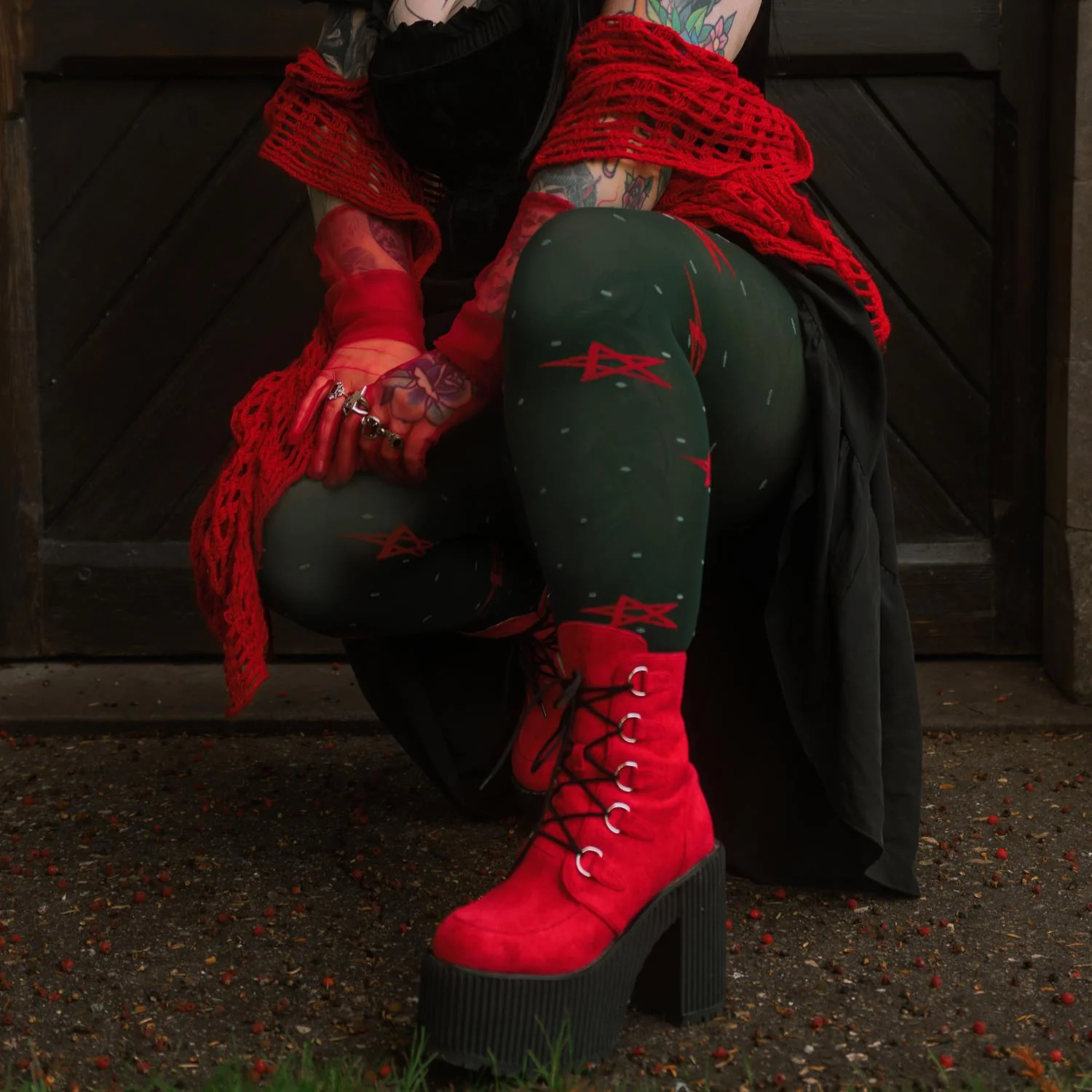 Christmas Tights - Woodland Magick - Zenithce