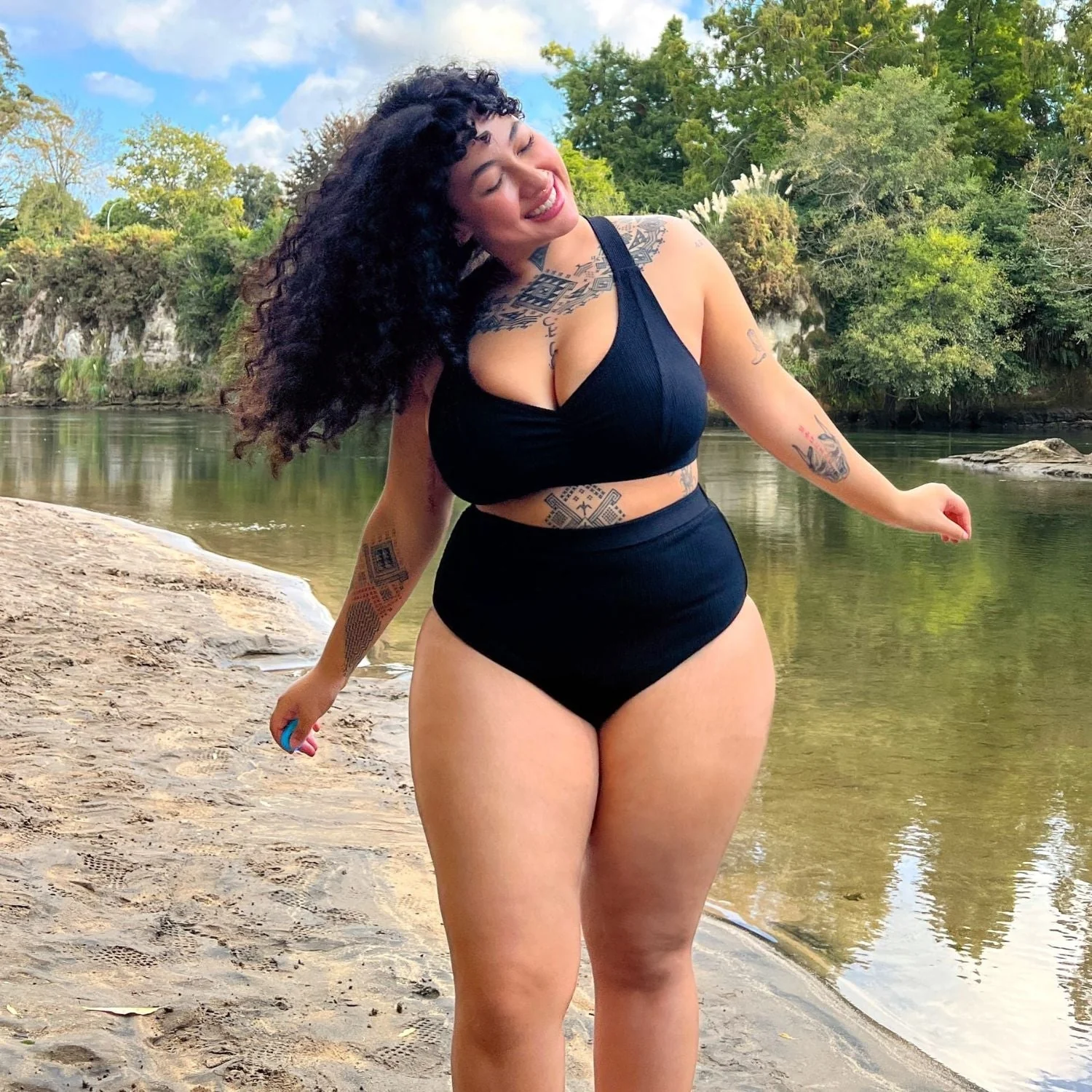 Tidelands Bikini Top - Black - Zenithce