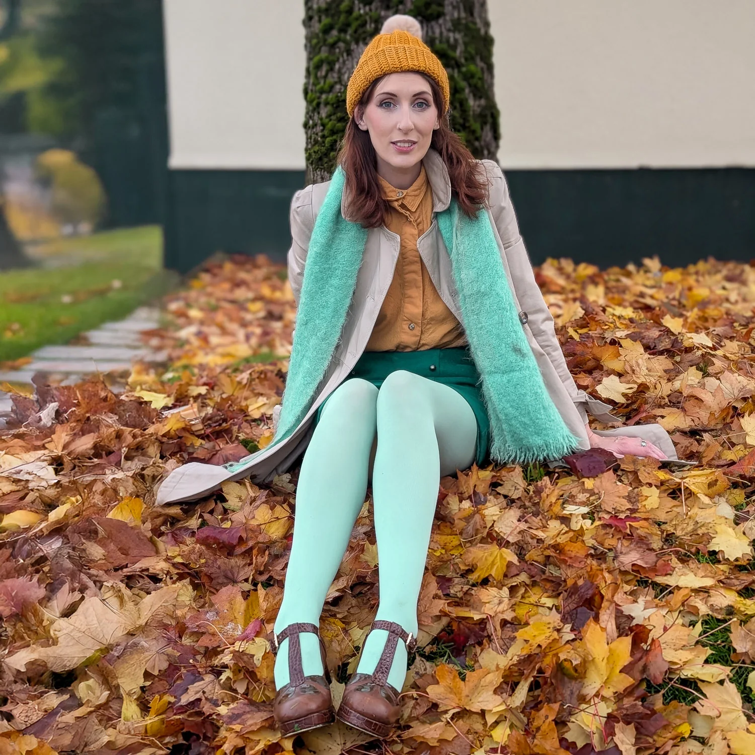 120 Denier Tights - Chalcedony - Zenithce