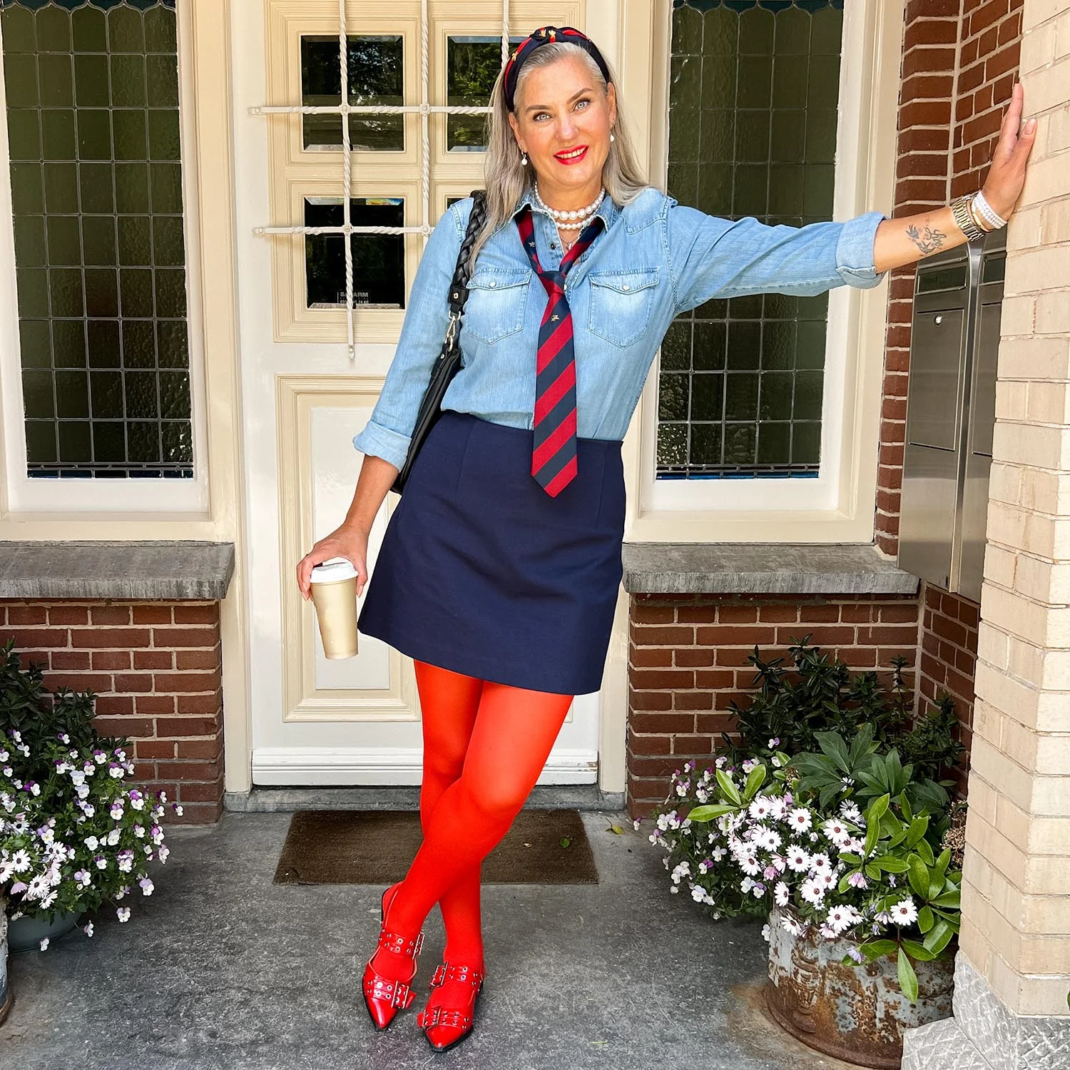 50 Denier Tights - Sangria - Zenithce