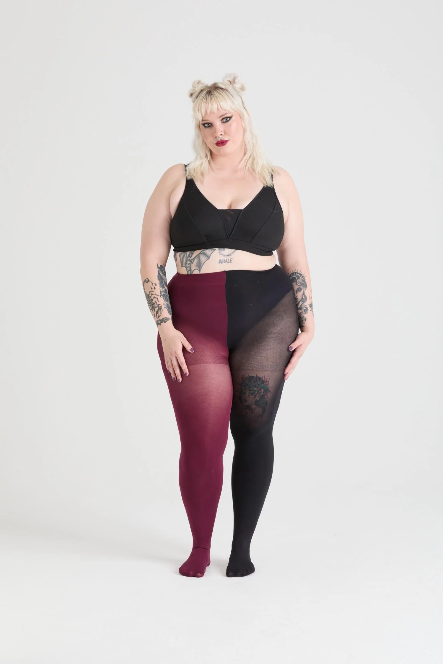 Duo Tights - Crimson Shadow - Zenithce