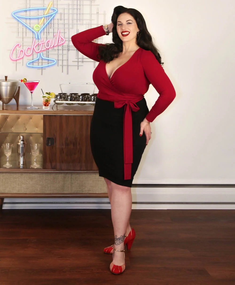 Organic Cotton Wrap Top - Pirouette - Zenithce