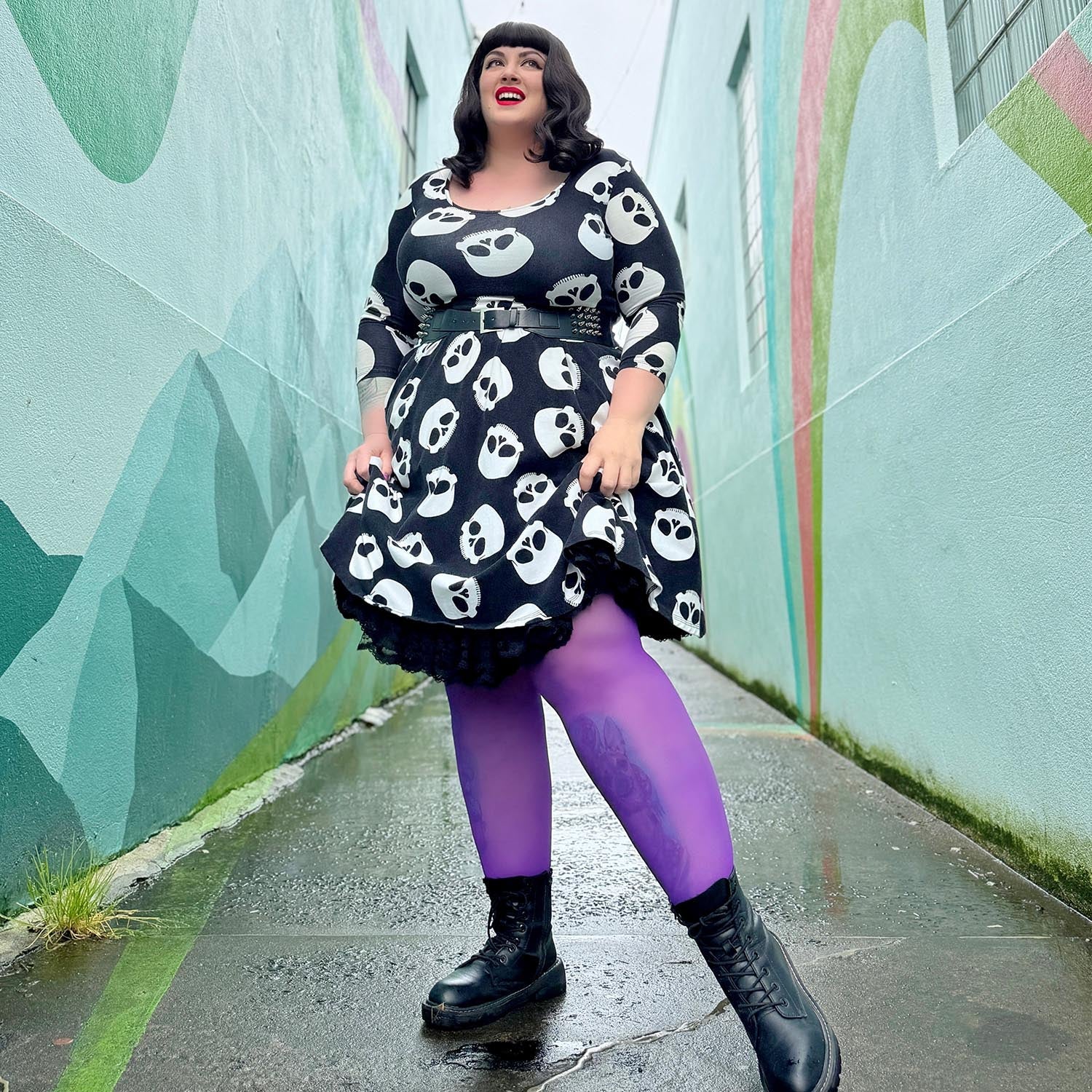 30 Denier Sheer Tights - Purple Haze - Zenithce