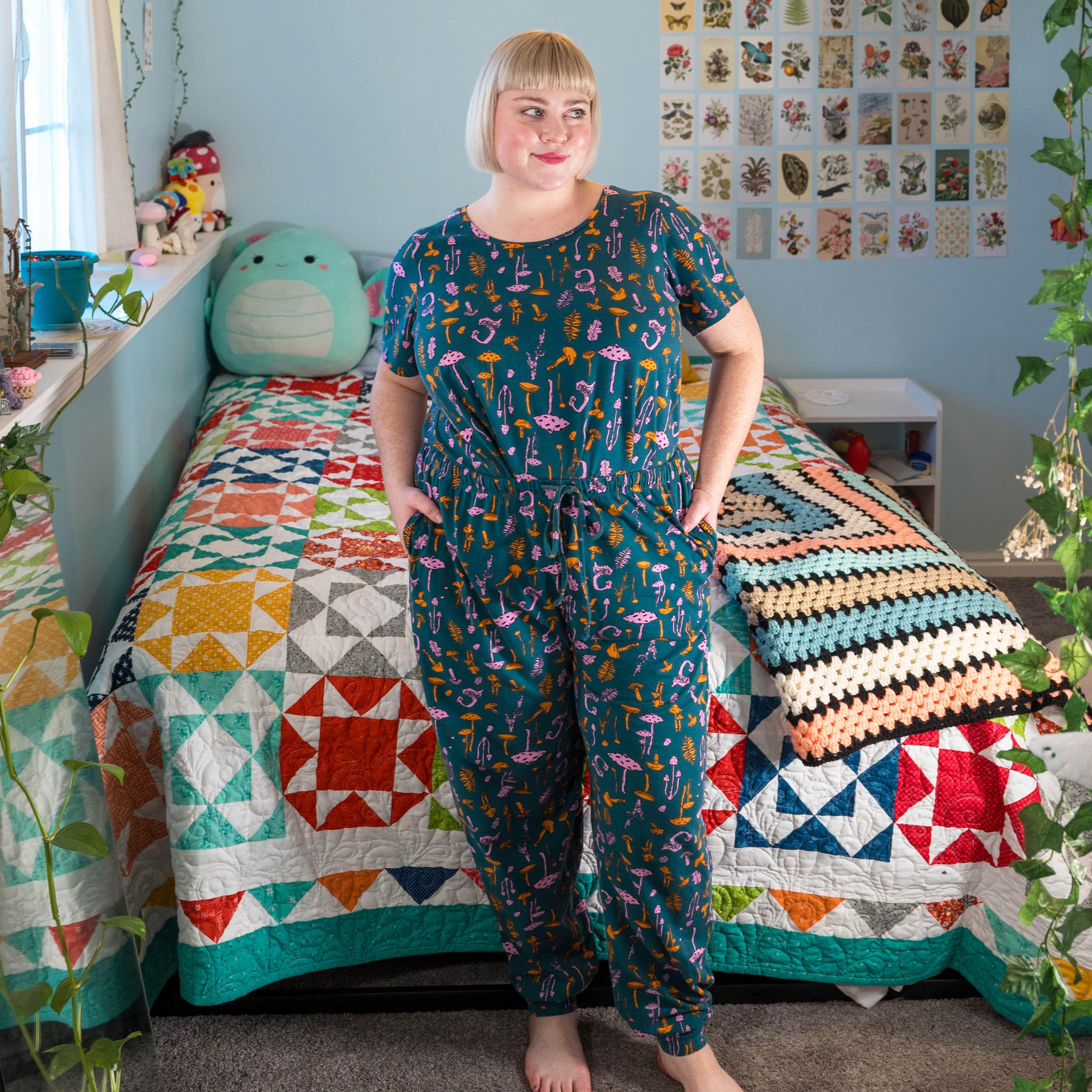 Organic Cotton PJ Top - Mushie Patch - Zenithce