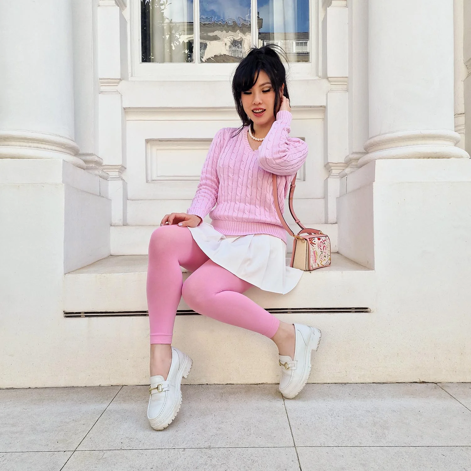 Footless Tights - Dragon Fruit - Zenithce