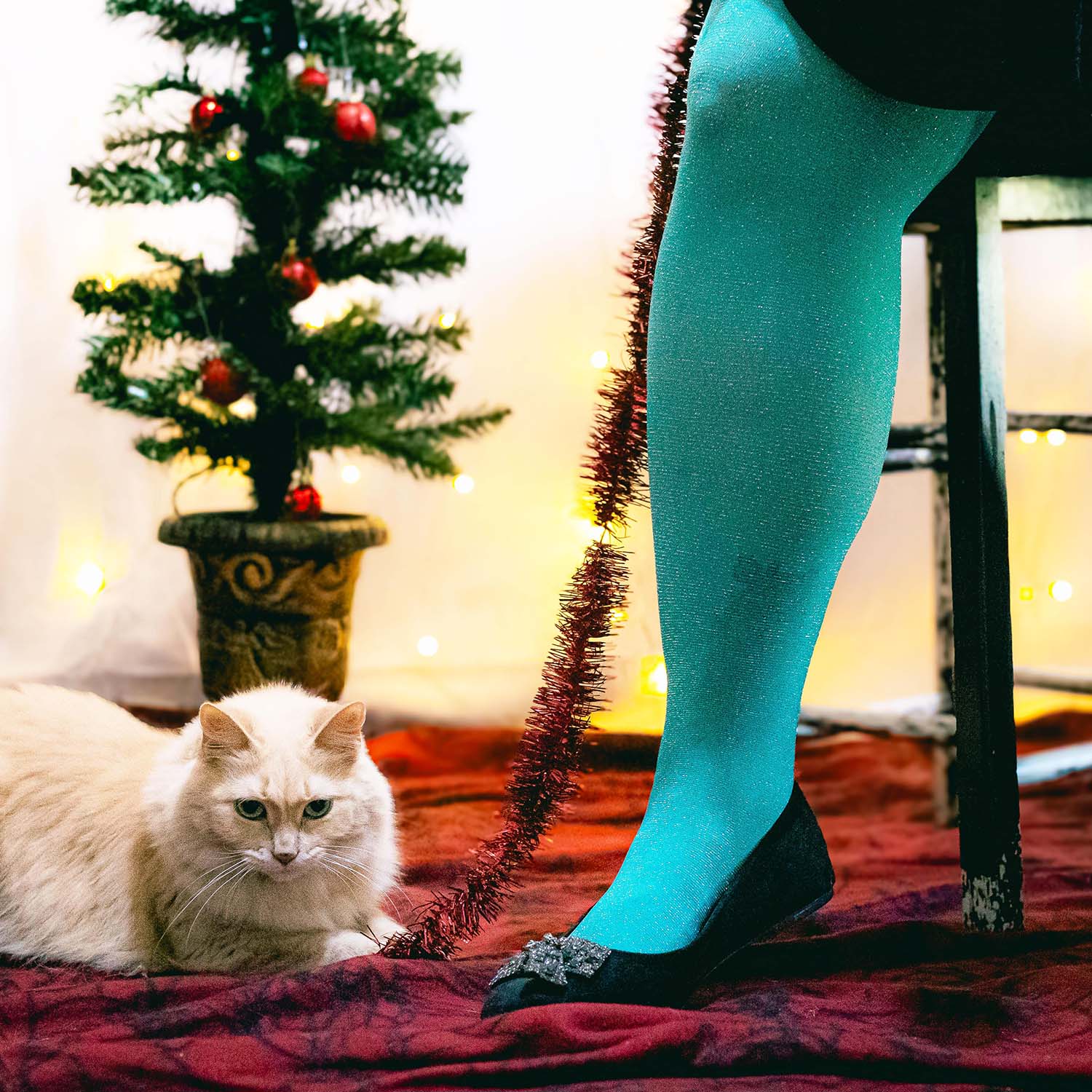 Lux Sparkle Tights - Mosaic - Zenithce