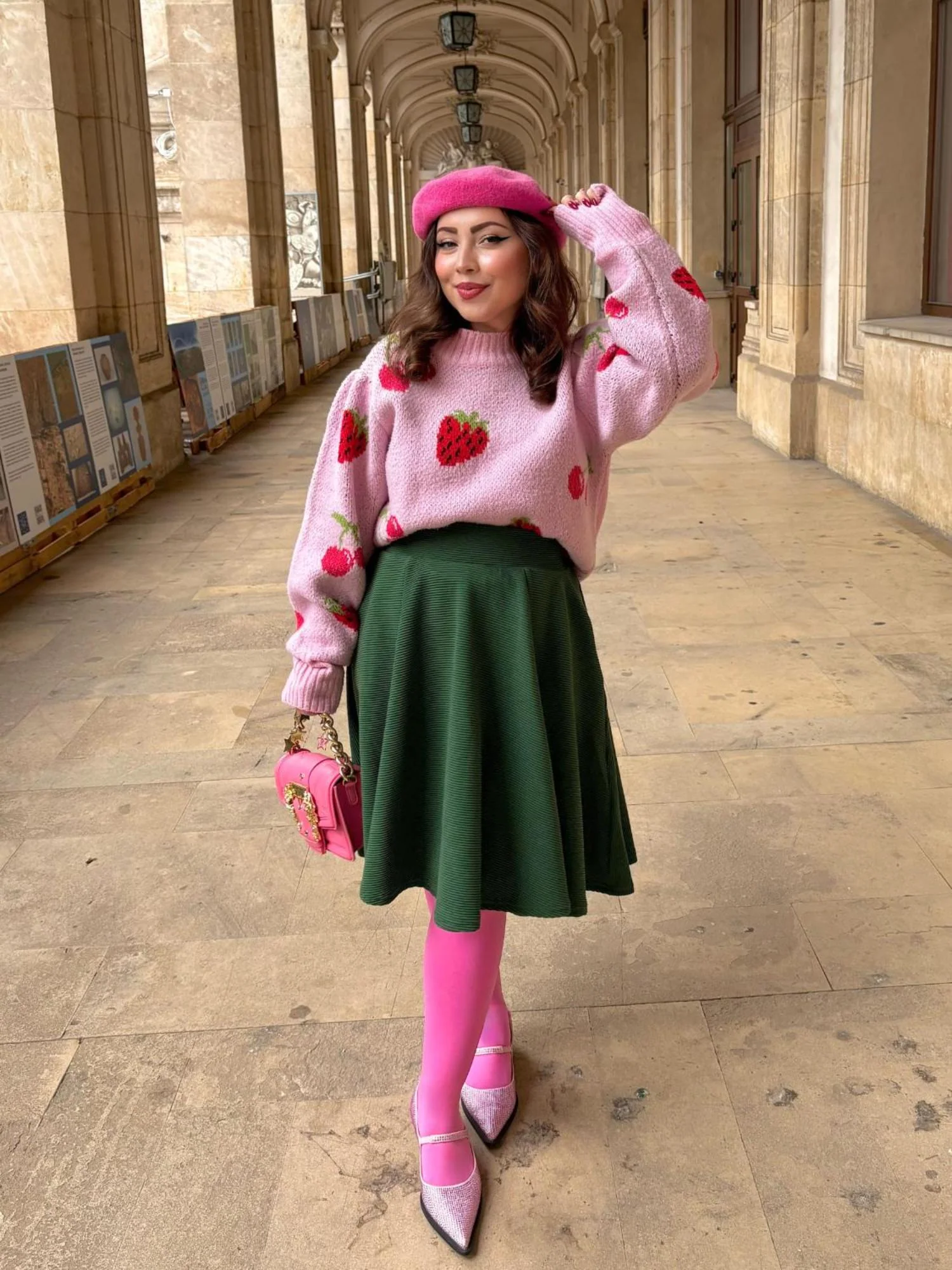 Ottoman Flare Skirt - Petit Pois - Zenithce