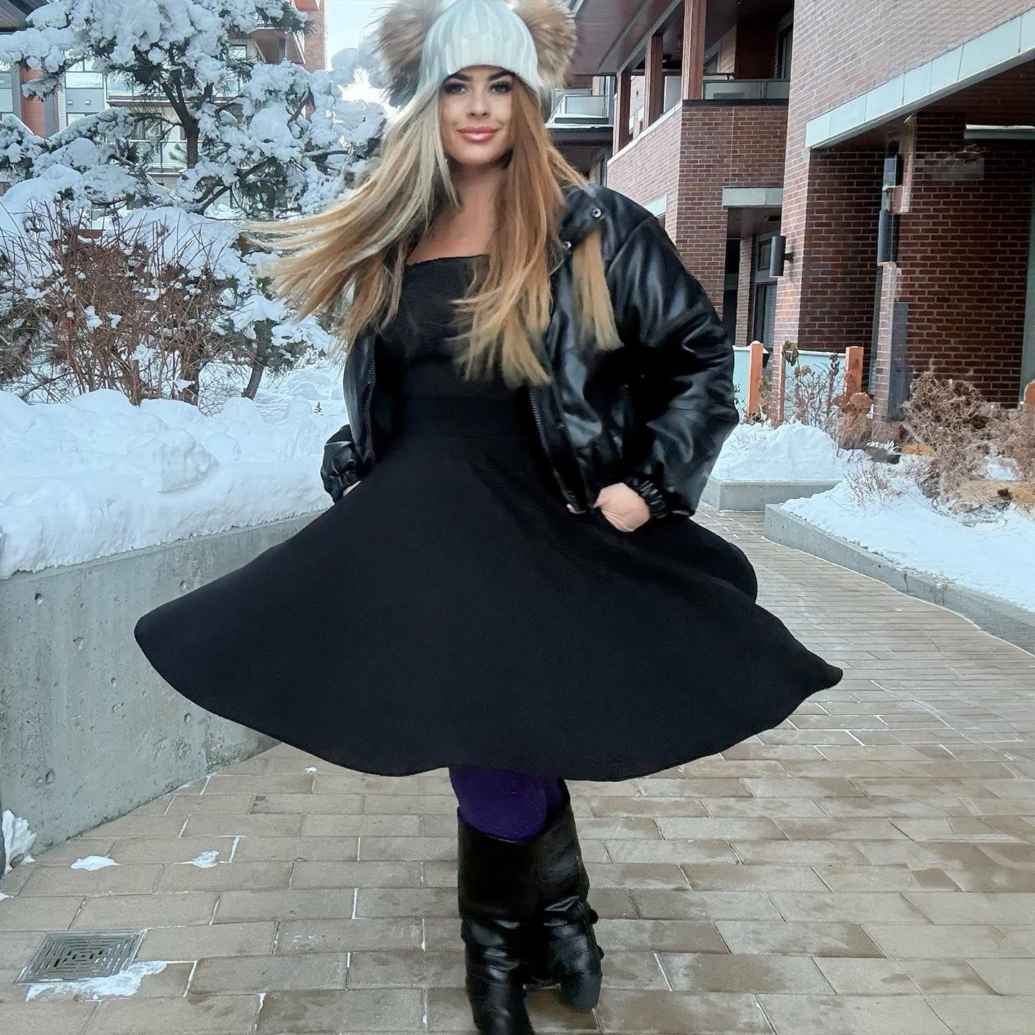 Flare Skirt - Black (V2) - Zenithce