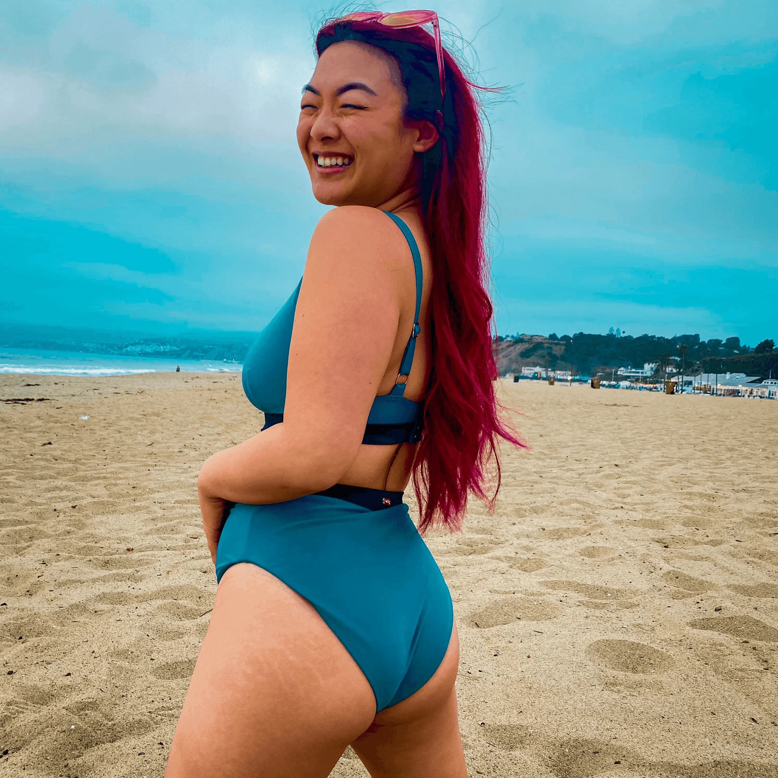 Hasta La Vista Bikini Bottoms - Teal - Zenithce