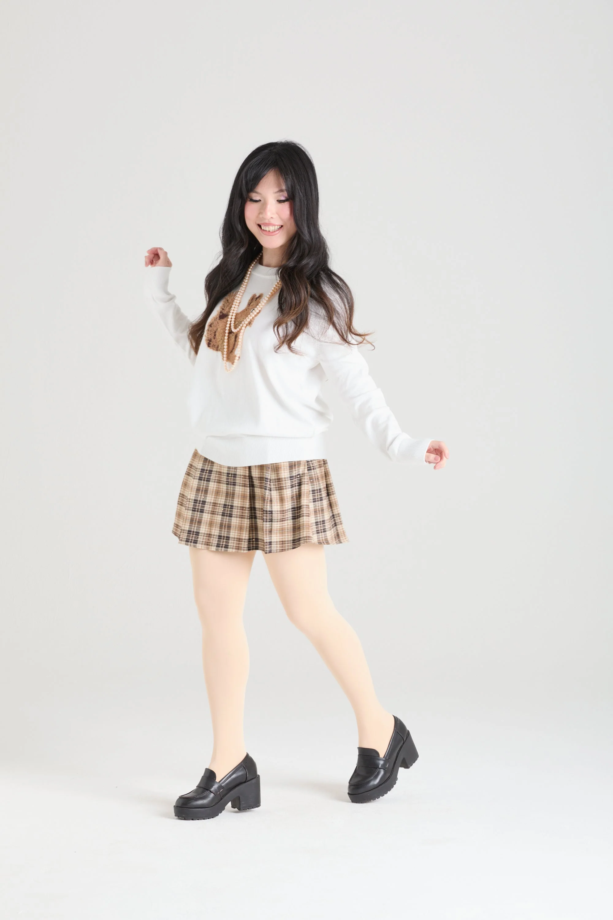 80 Denier Tights - Creamsicle - Zenithce