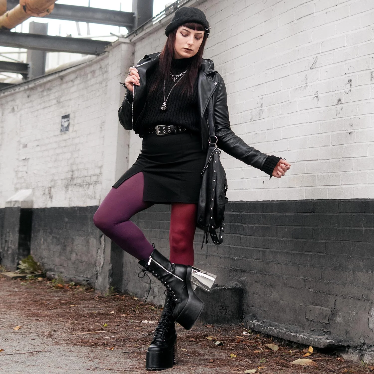 Duo Tights - Plurgundy - Zenithce