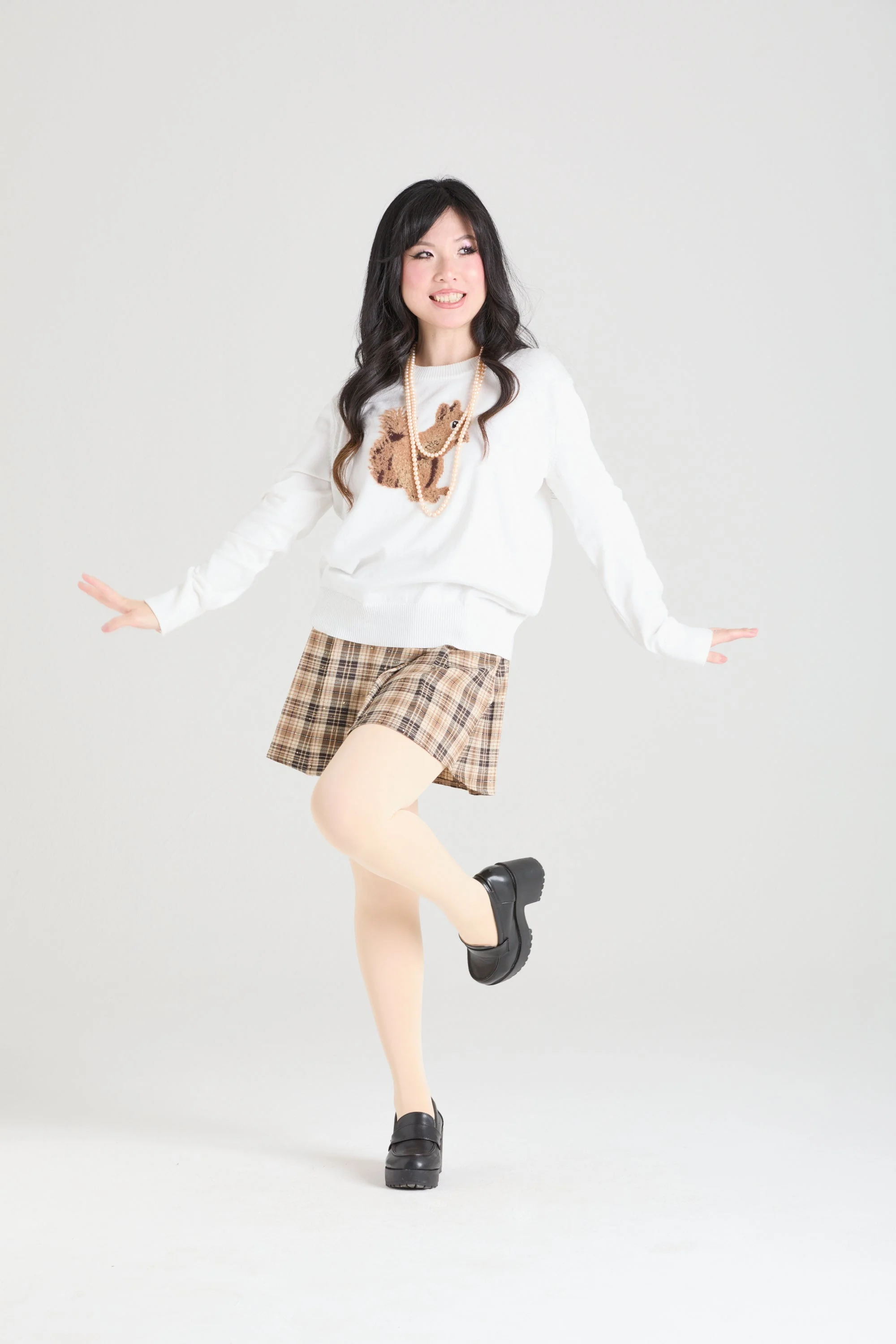 80 Denier Tights - Creamsicle - Zenithce