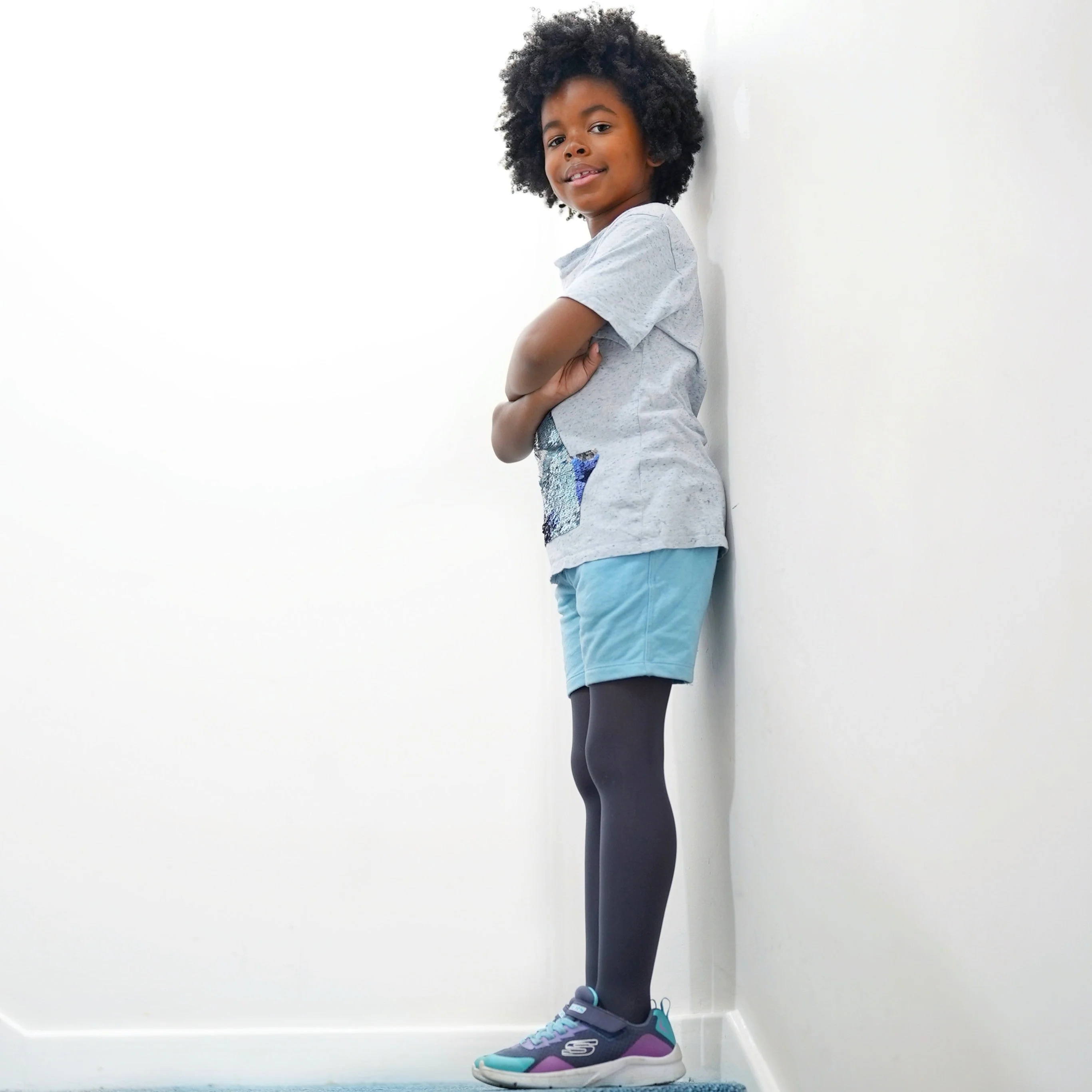 Kids Tights - Slate Grey - Zenithce