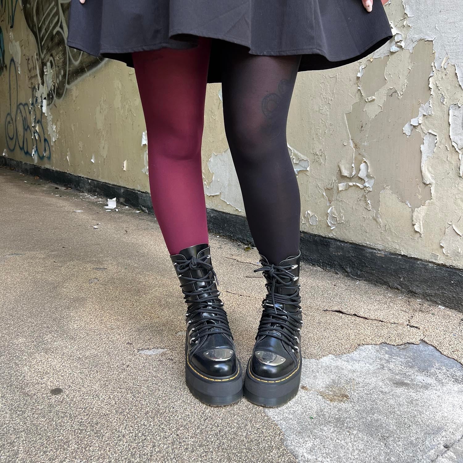 Duo Tights - Crimson Shadow - Zenithce