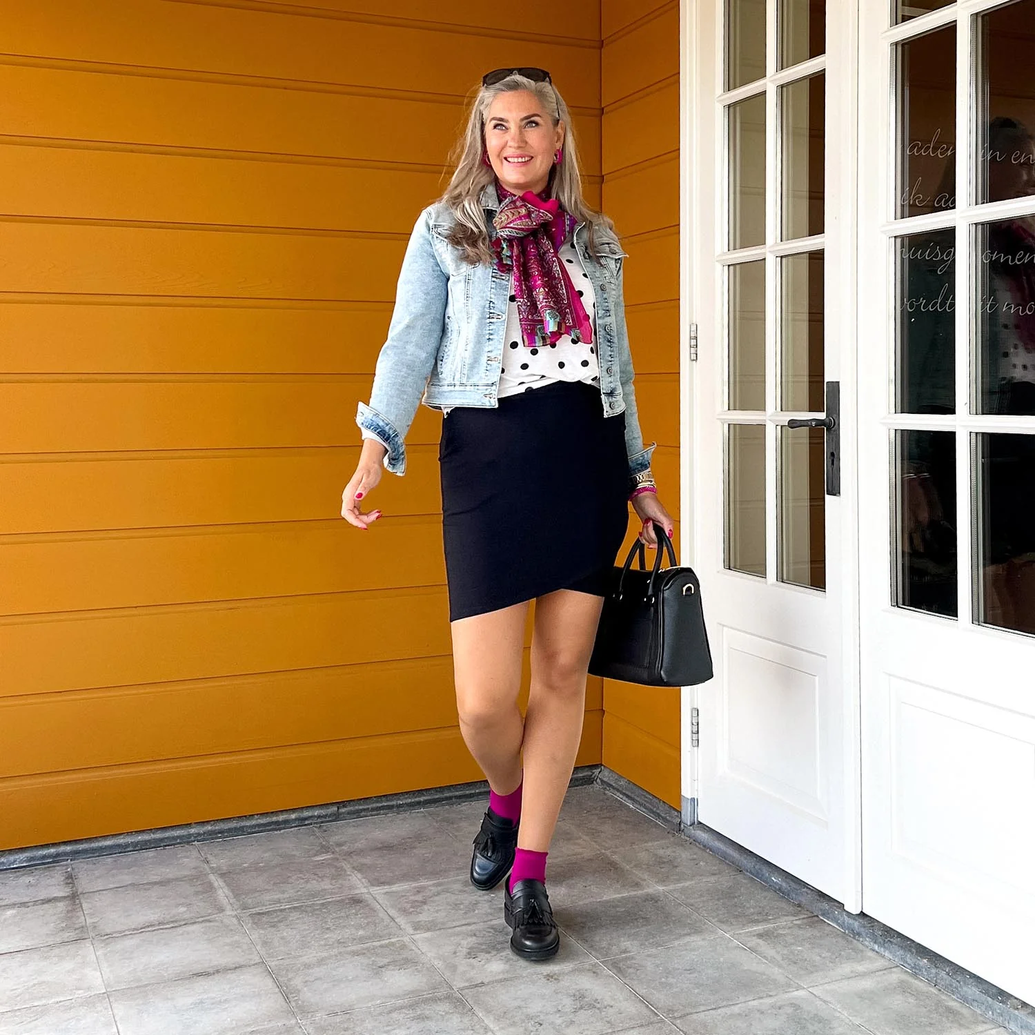 Tulip Mini Skirt - Black - Zenithce