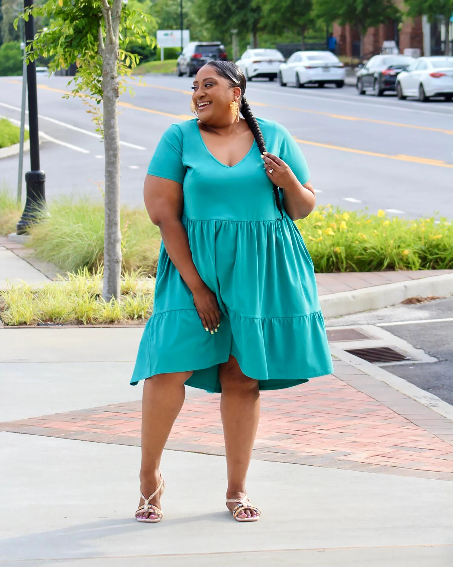 Tiered Mini Dress - Beach Bum - Zenithce