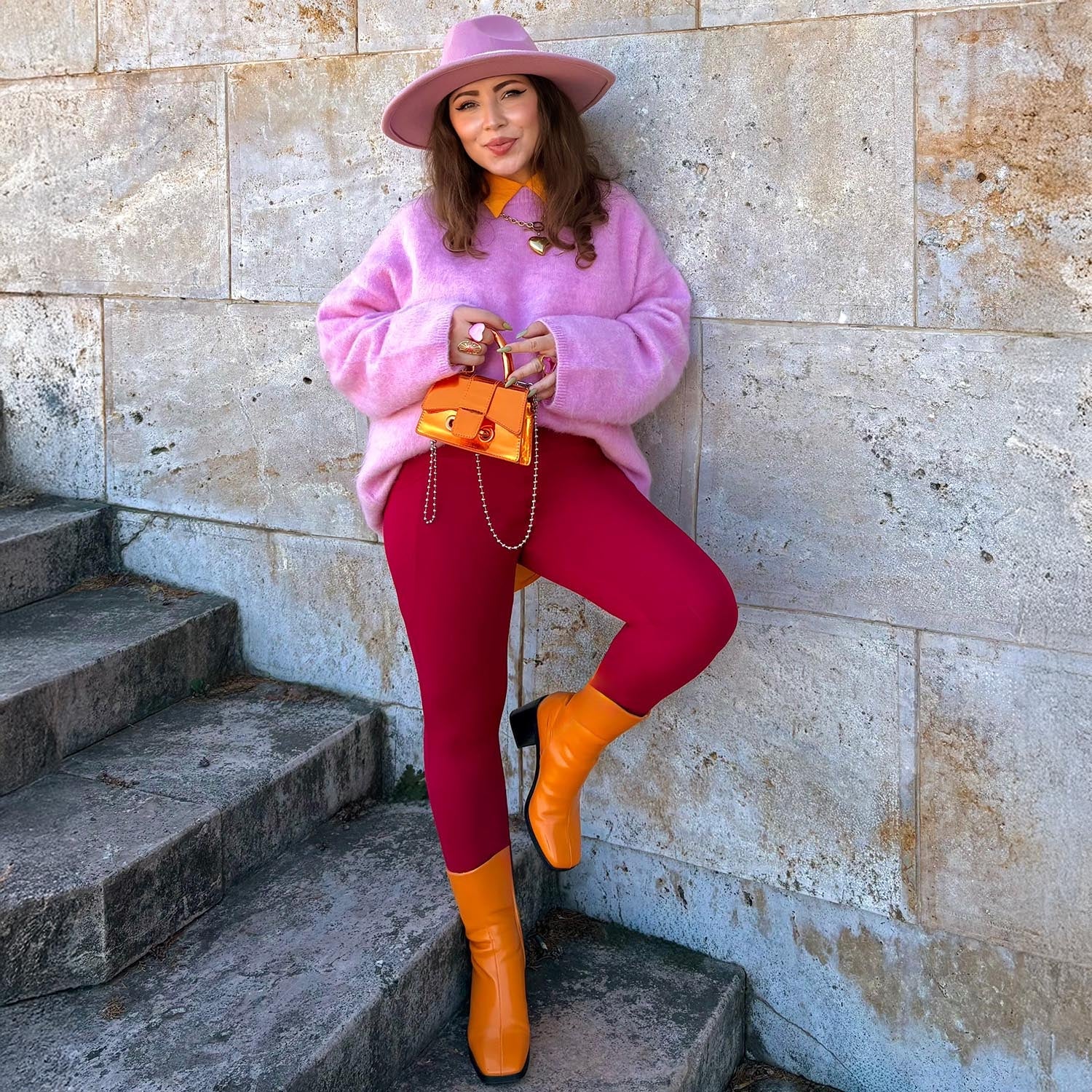 Squat-Proof Leggings - Blood Red - Zenithce