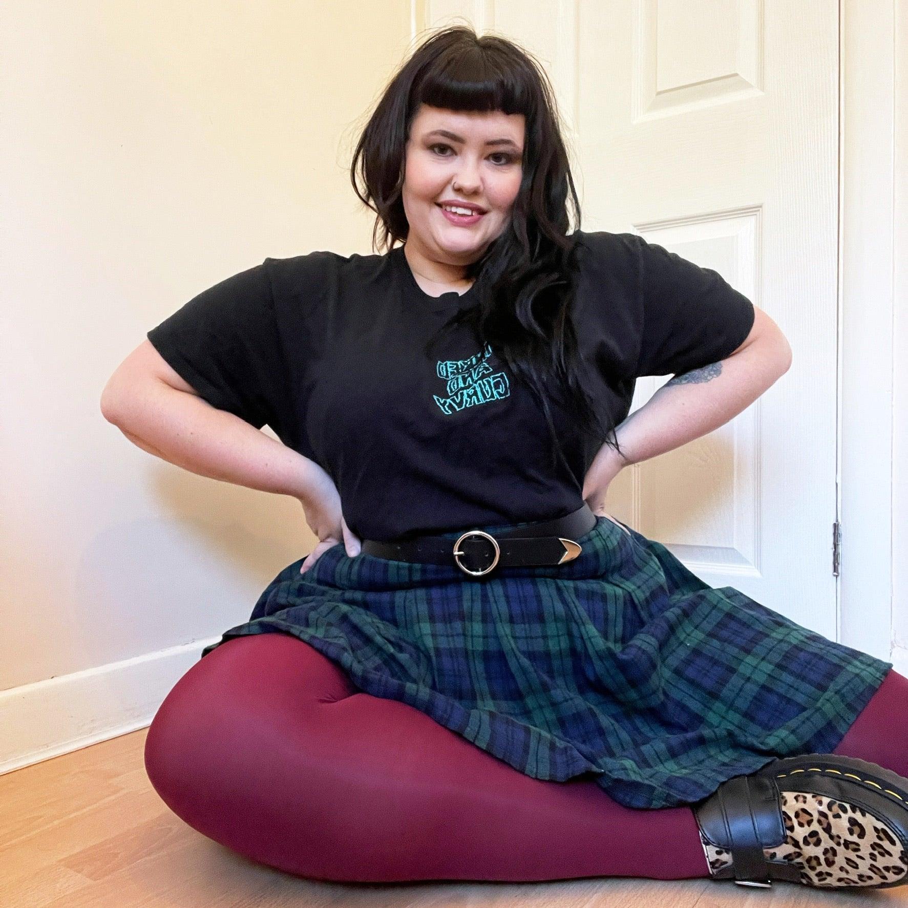 80 Denier Tights - Burgundy - Zenithce