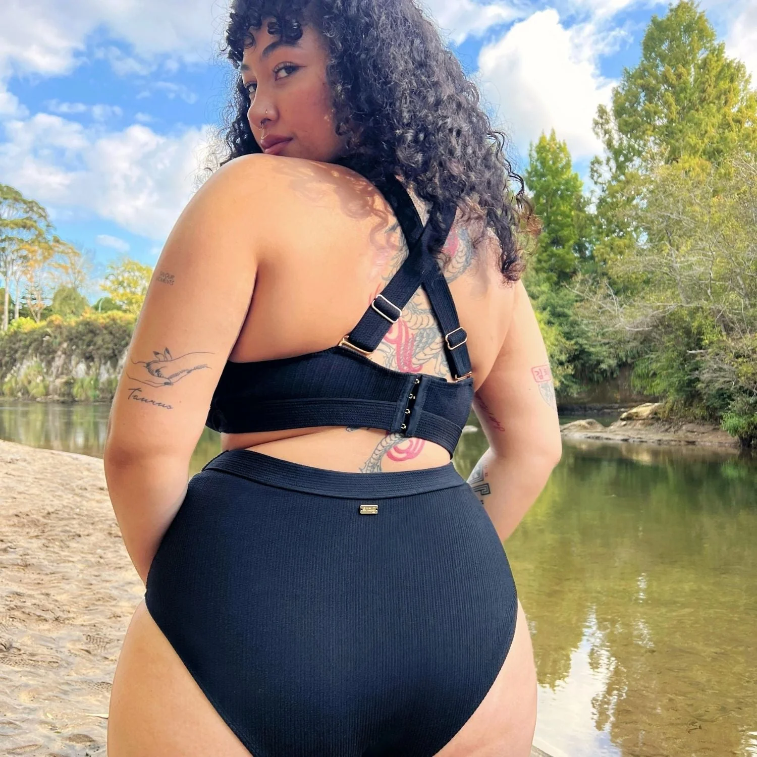 Tidelands Bikini Top - Black - Zenithce