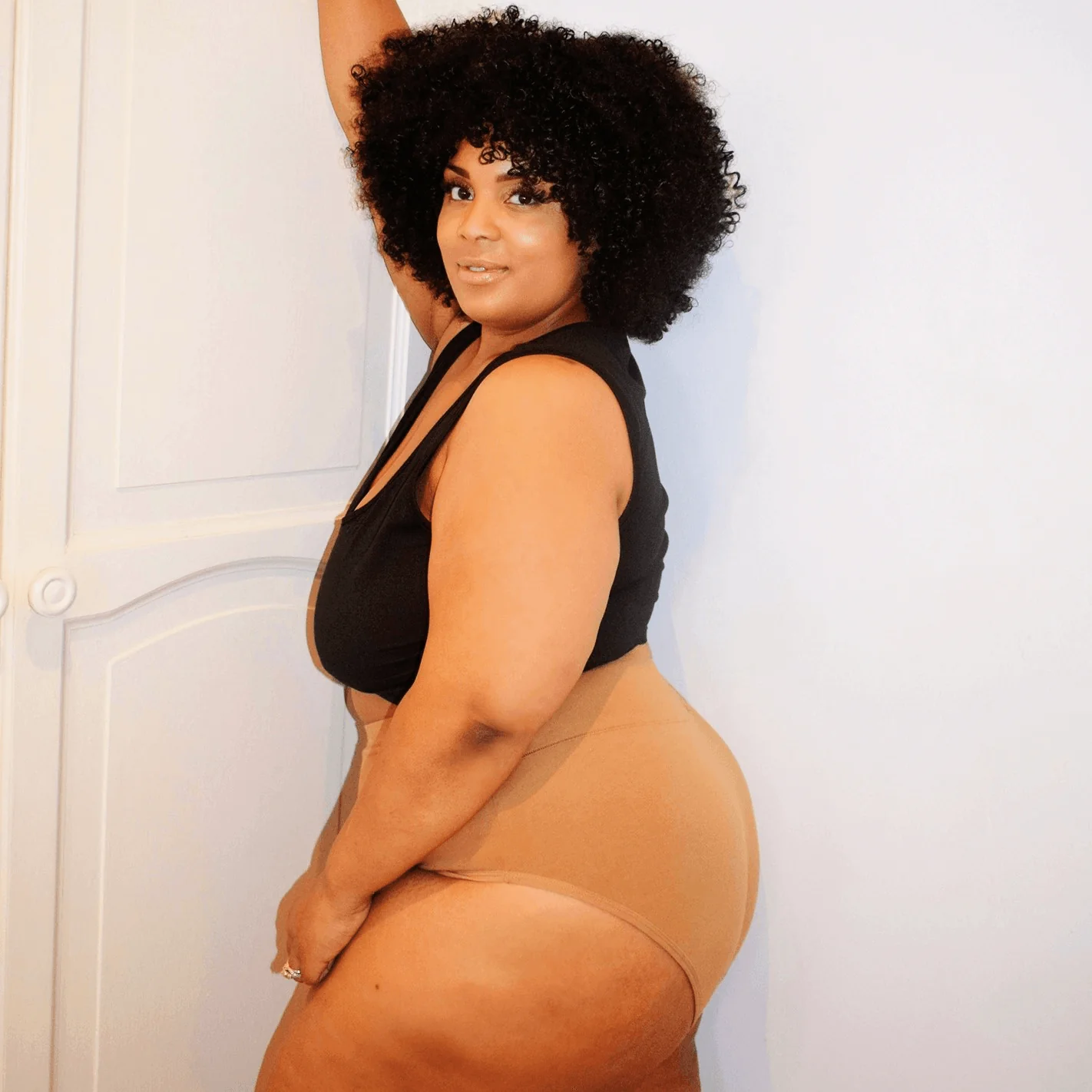 Organic Cotton Full Brief Knickers - Caramel - Zenithce