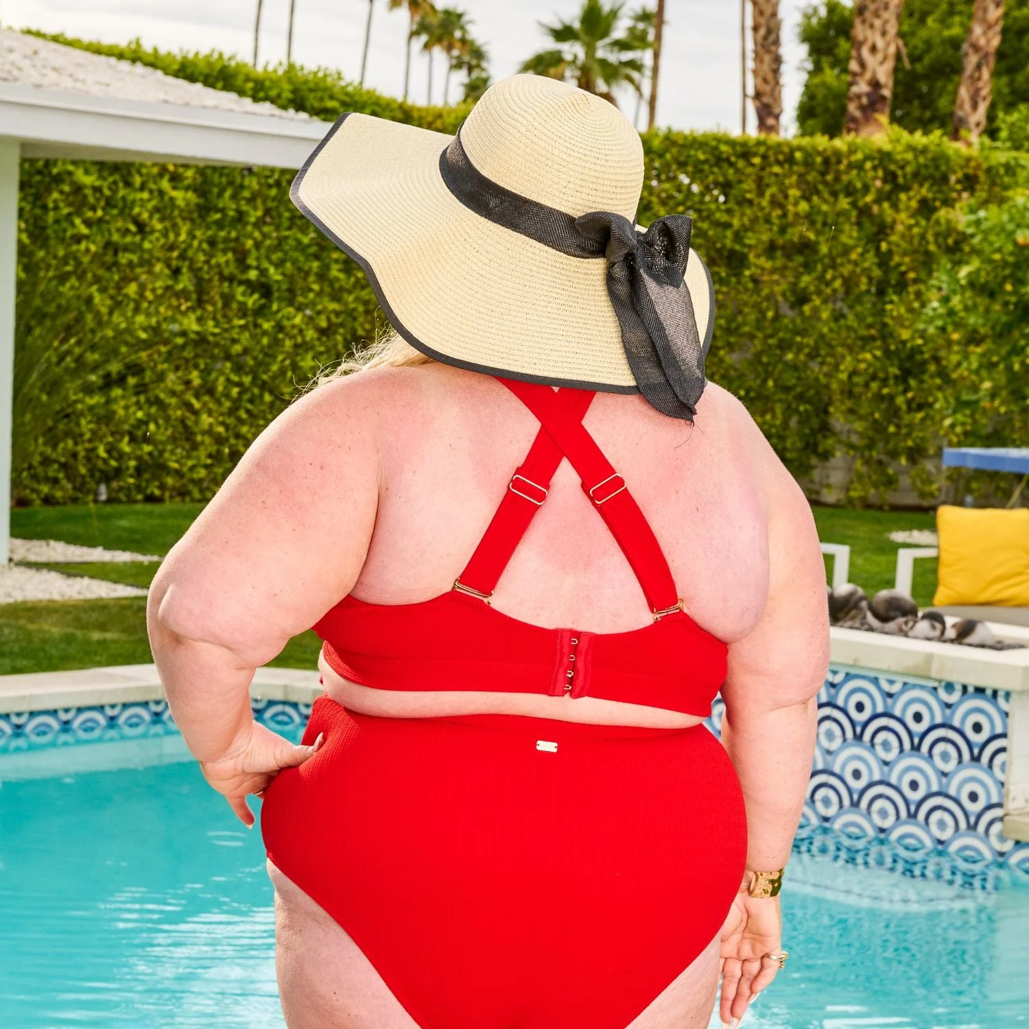 Tidelands Bikini Bottoms - Red - Zenithce