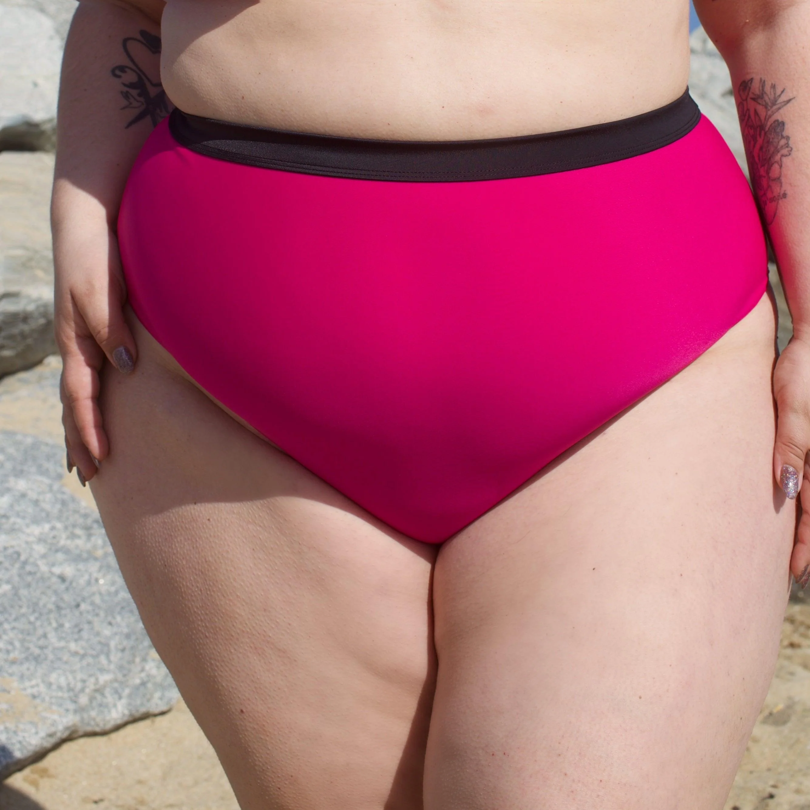 Hasta La Vista Bikini Bottoms - Hot Pink - Zenithce