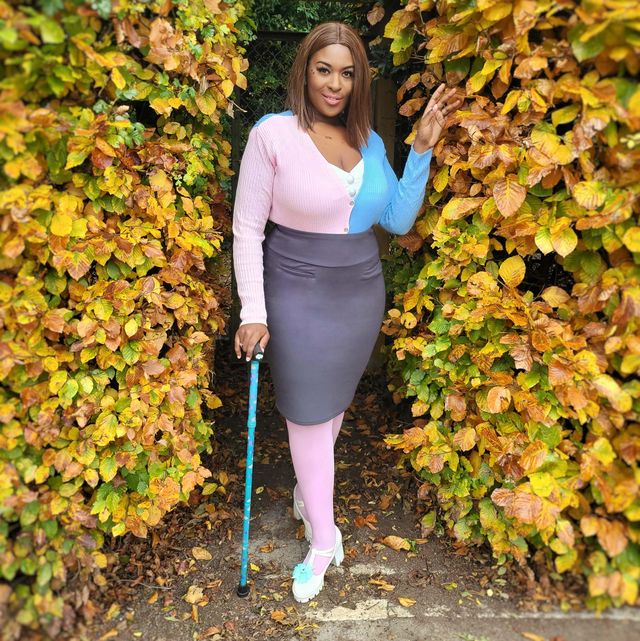 Pencil Skirt - Slate Grey - Zenithce