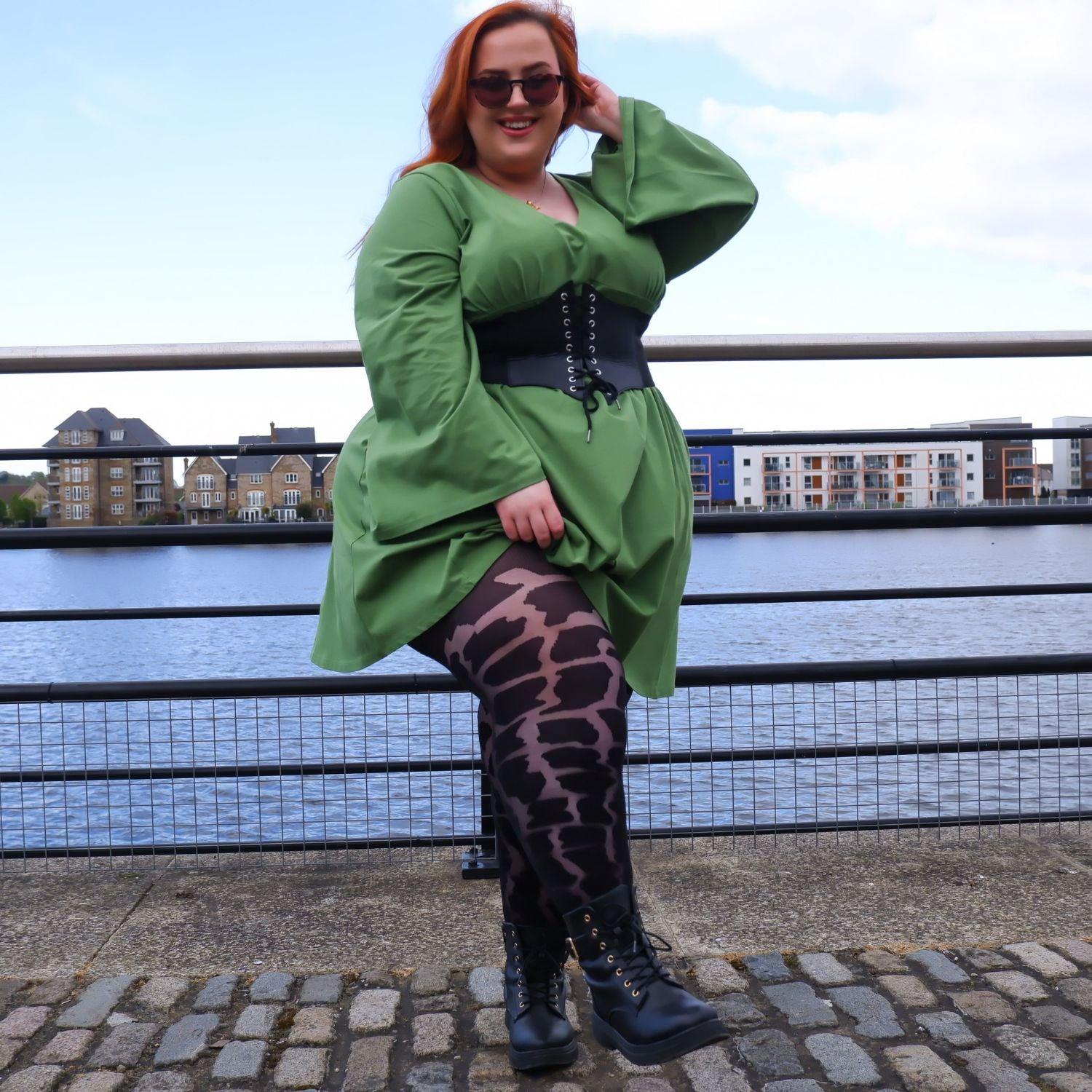 Your HighNess - Giraffe Print Tights - Zenithce