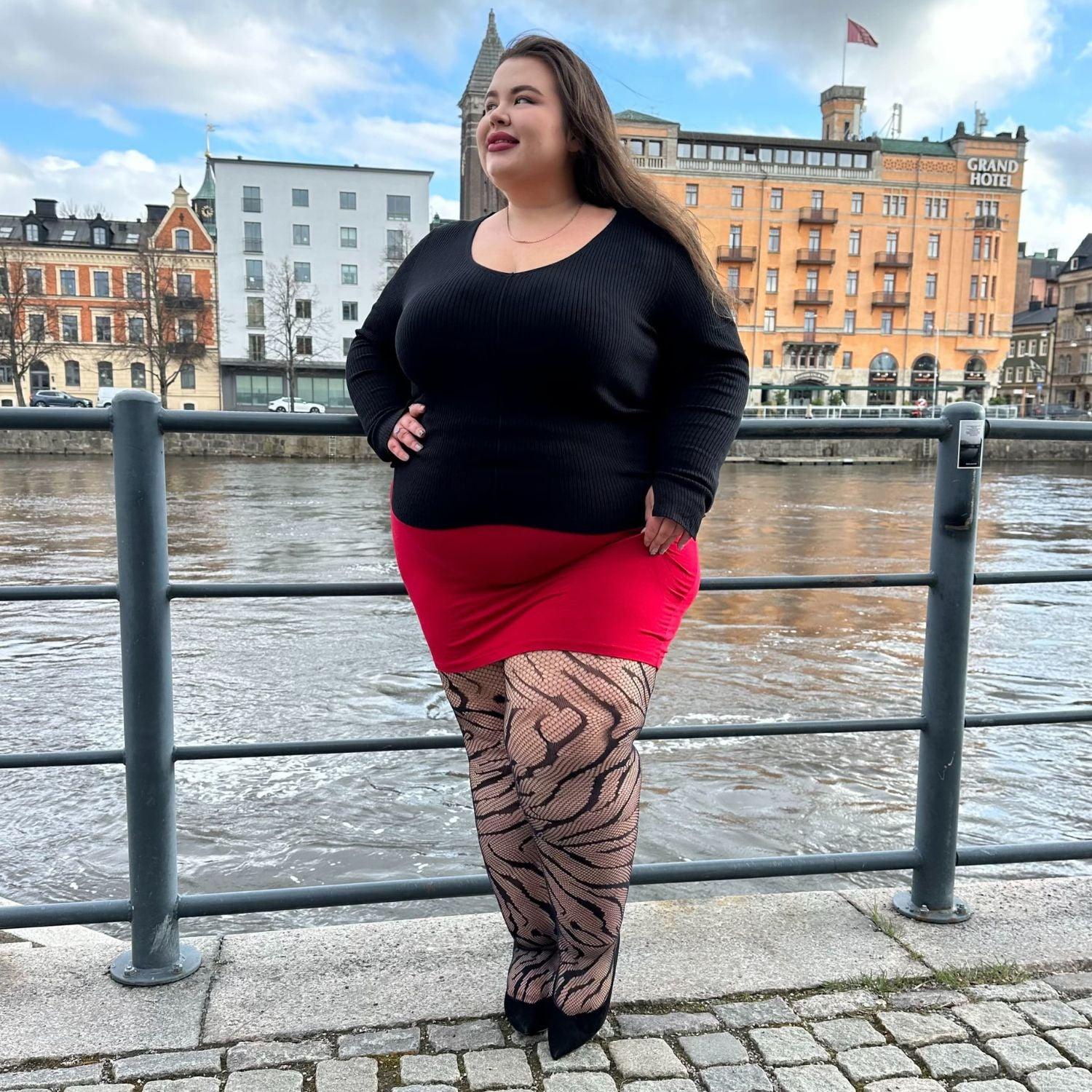 Feline Myself - Tiger Stripe Fishnets - Zenithce