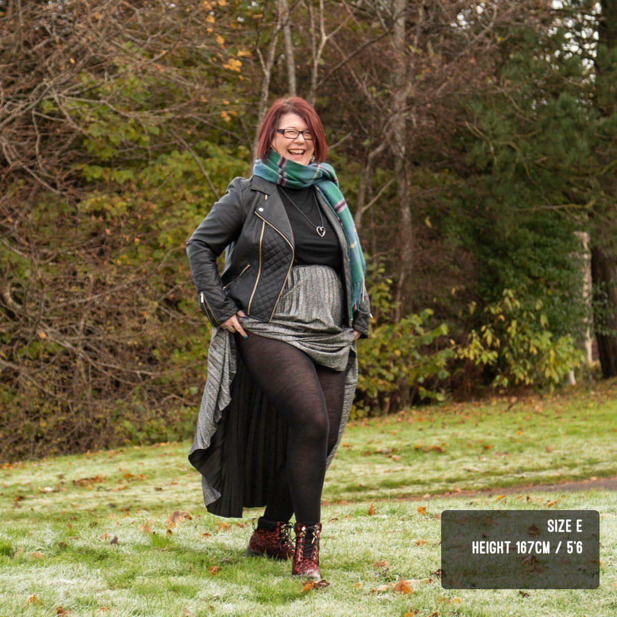 Merino Wool Tights - Black - Zenithce