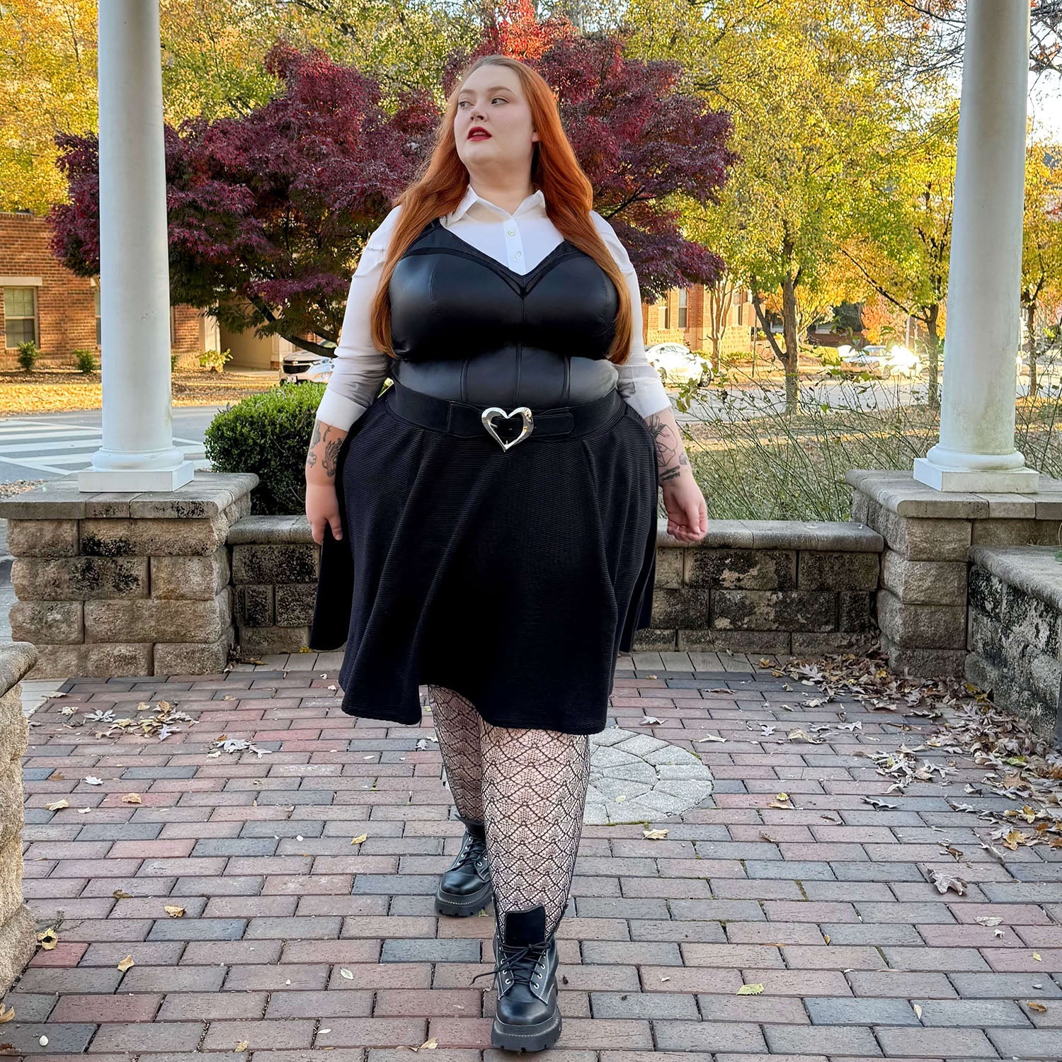 Siren Faux Leather Bustier - Zenithce