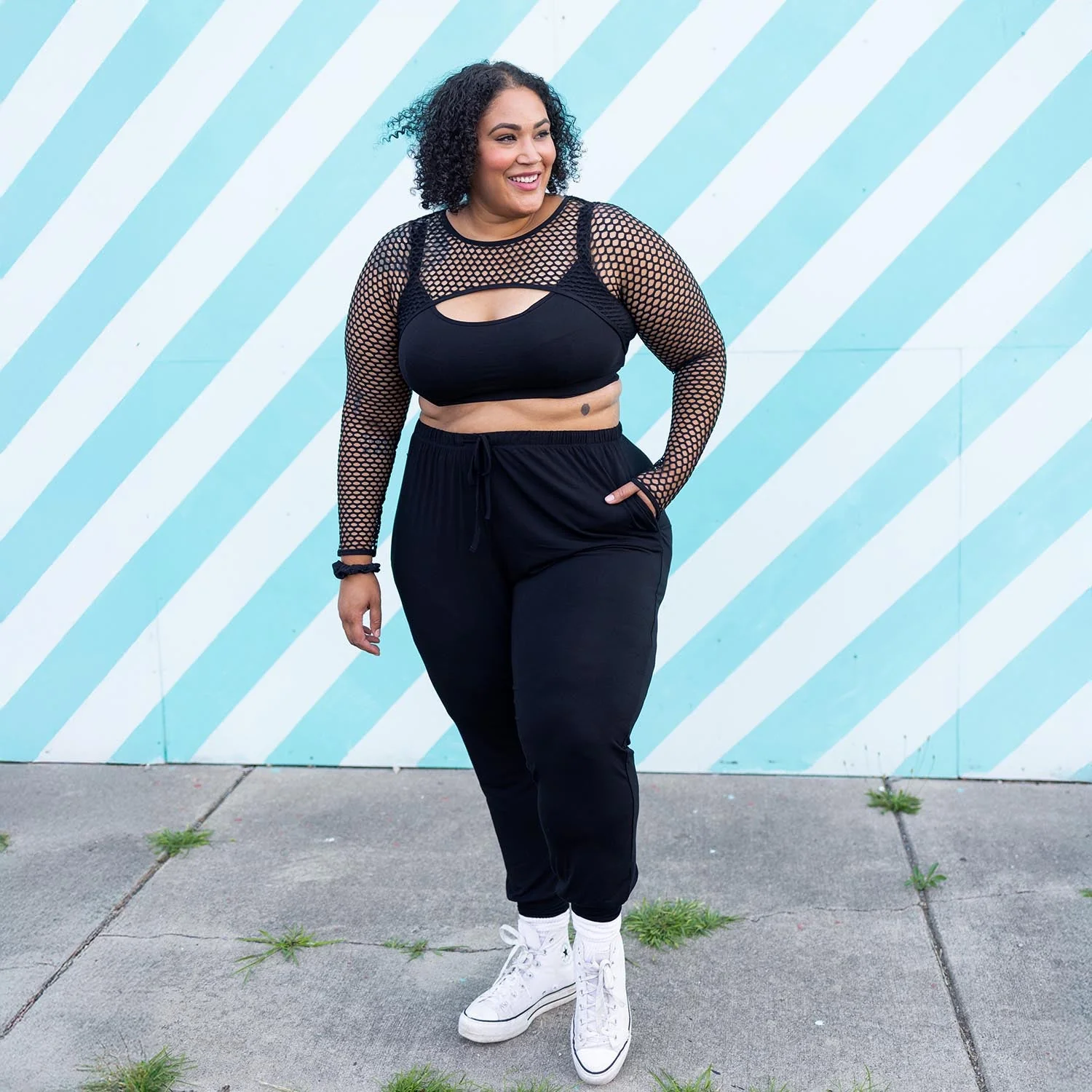 Bamboo Lounge Joggers - Black - Zenithce