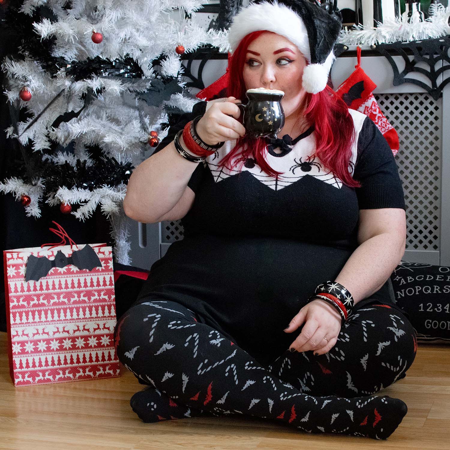 Christmas Tights - Bad Santa - Zenithce