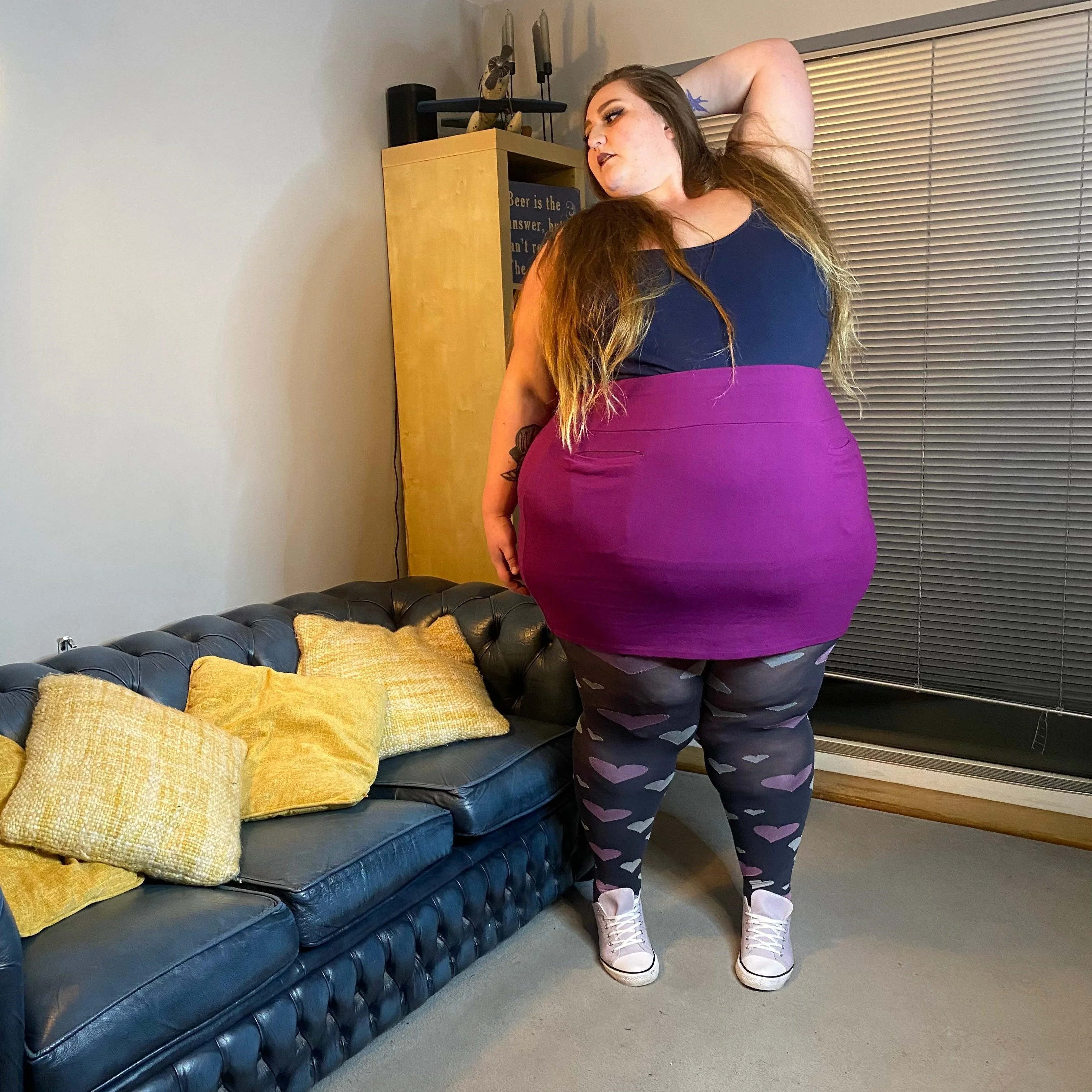 Mini Skirt - Figgy Pudding - Zenithce