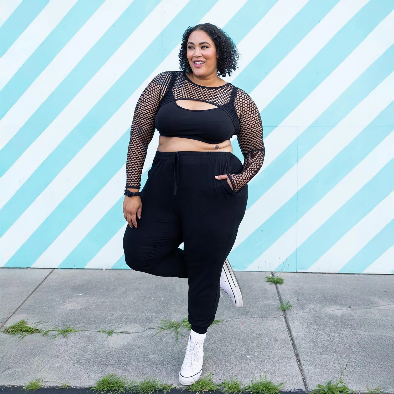 Bamboo Lounge Joggers - Black - Zenithce