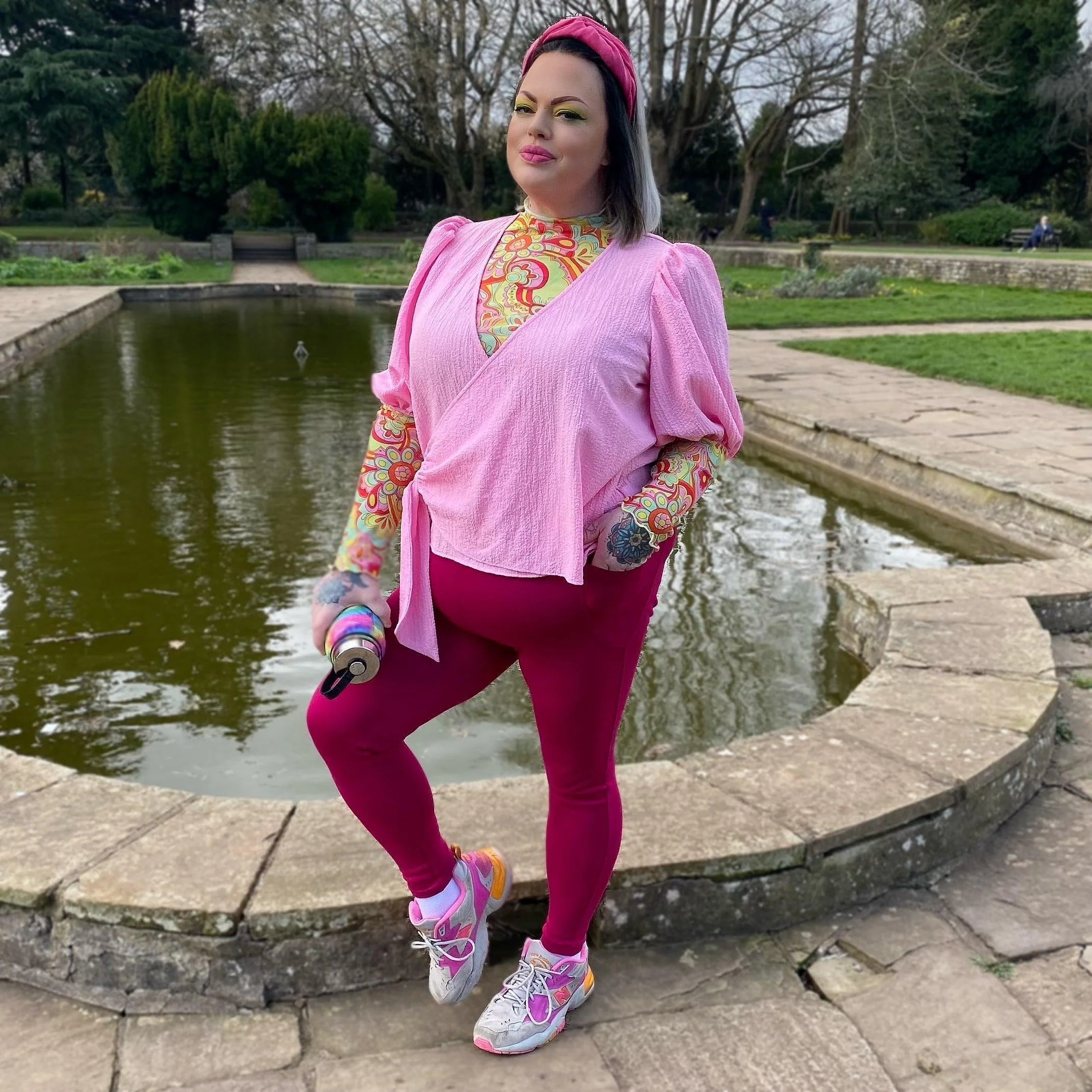 Squat Proof Leggings (Long) - Raspberry Pie - Zenithce