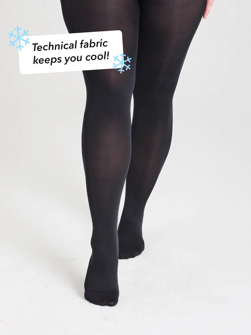 Stay Cool 80 Denier Tights - Black - Zenithce