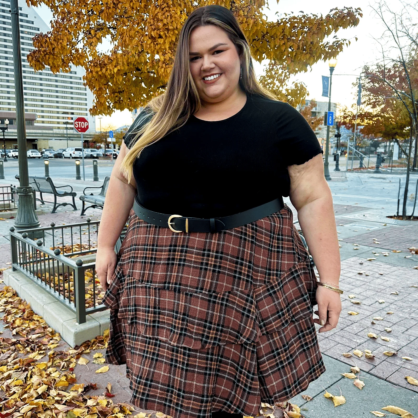 Vegan Leather Waist Belt - Gold - Zenithce