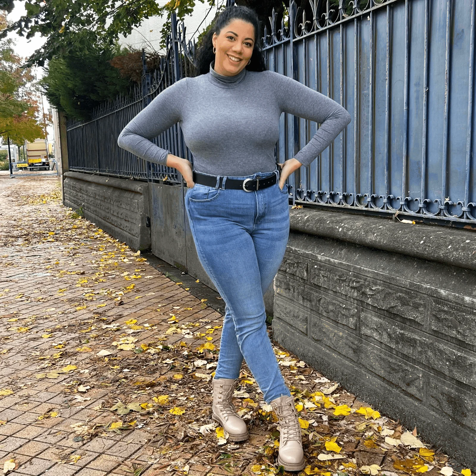 Vegan Leather Waist Belt - Silver - Zenithce