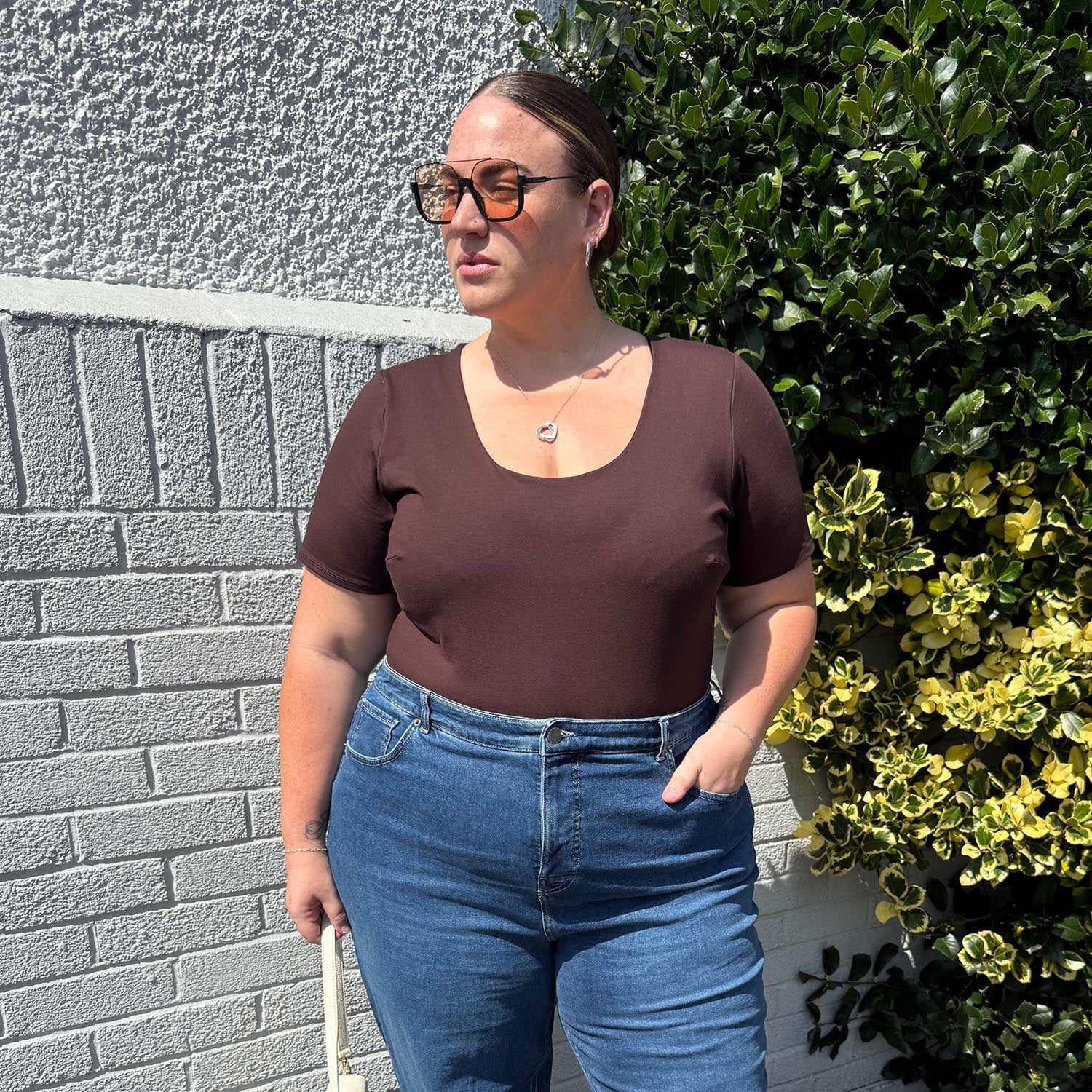 Short Sleeve Cotton Bodysuit - Harmonious - Zenithce