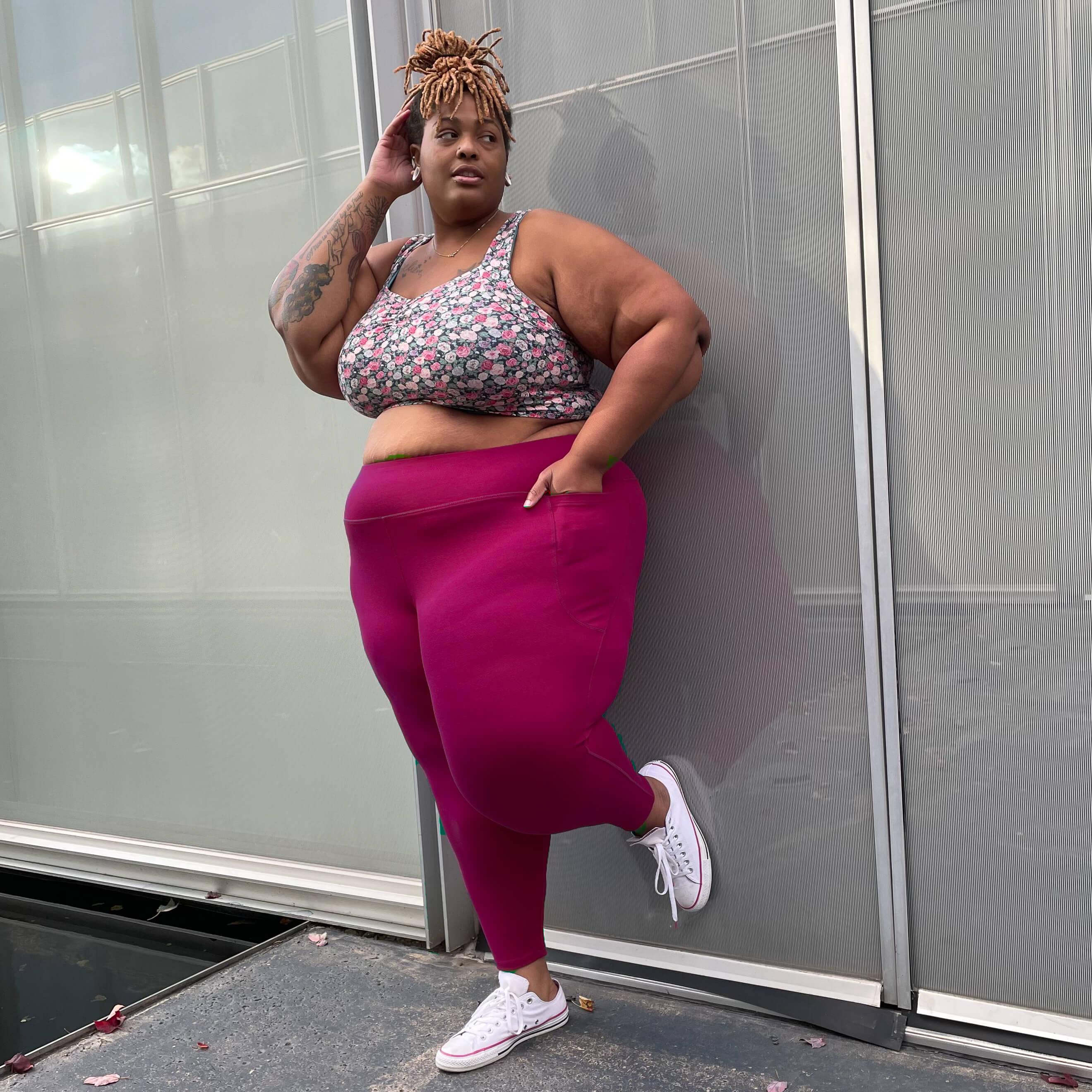 Squat Proof Leggings (Long) - Raspberry Pie - Zenithce