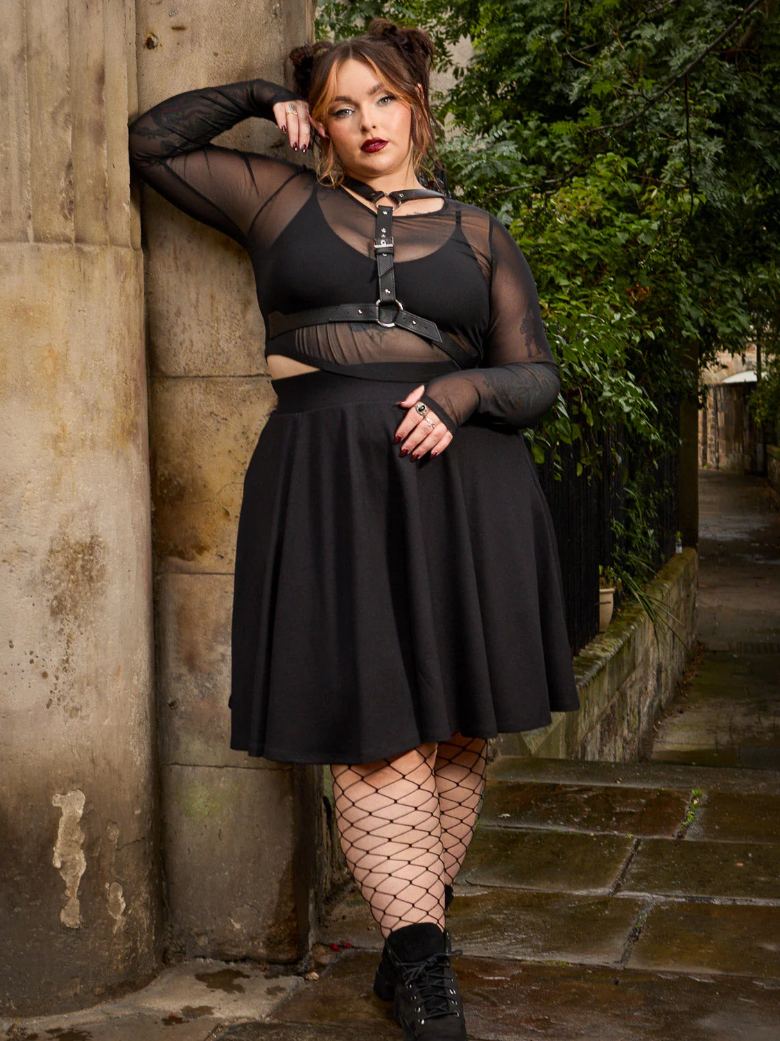 Flare Skirt - Black (V2) - Zenithce