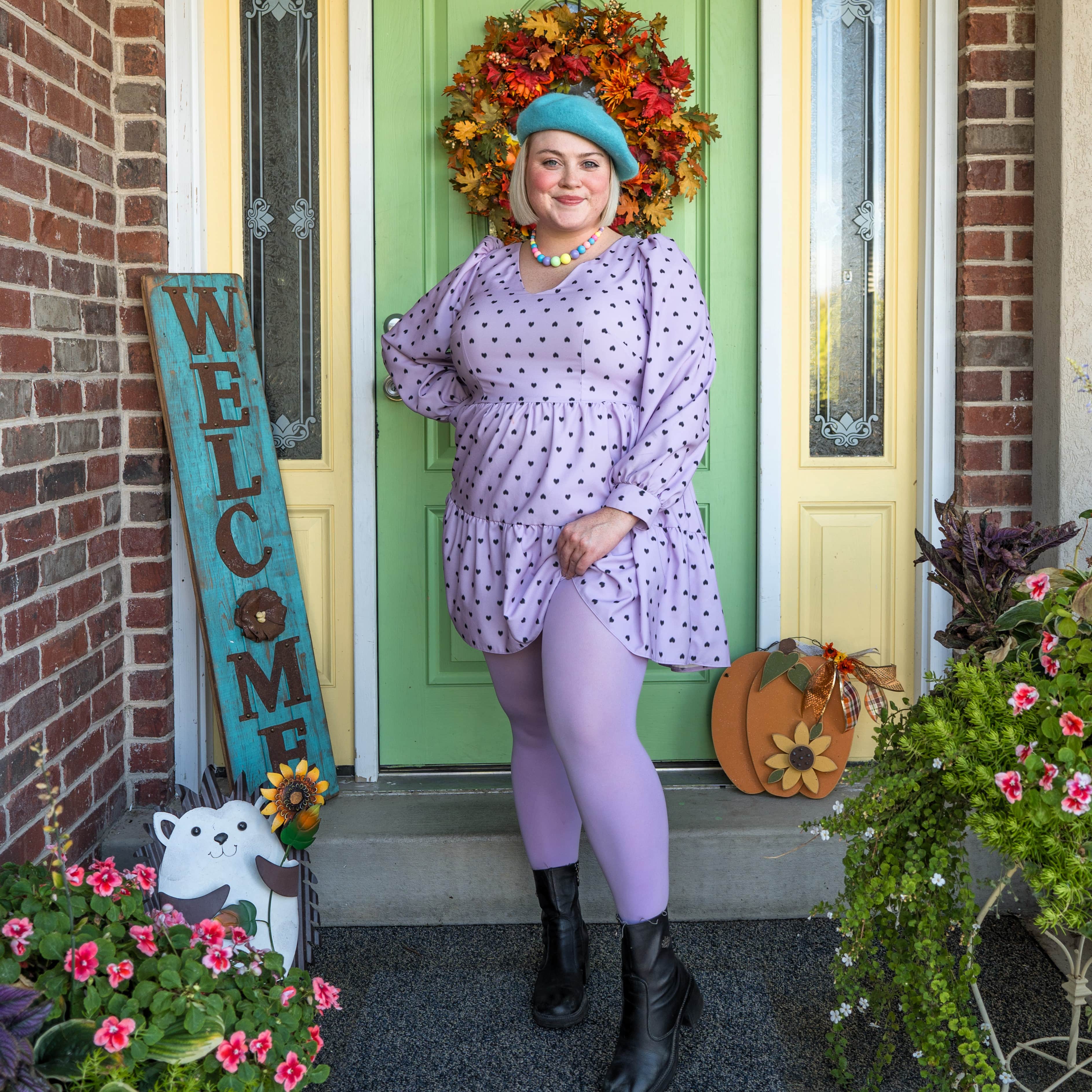 120 Denier Tights - Wisteria - Zenithce