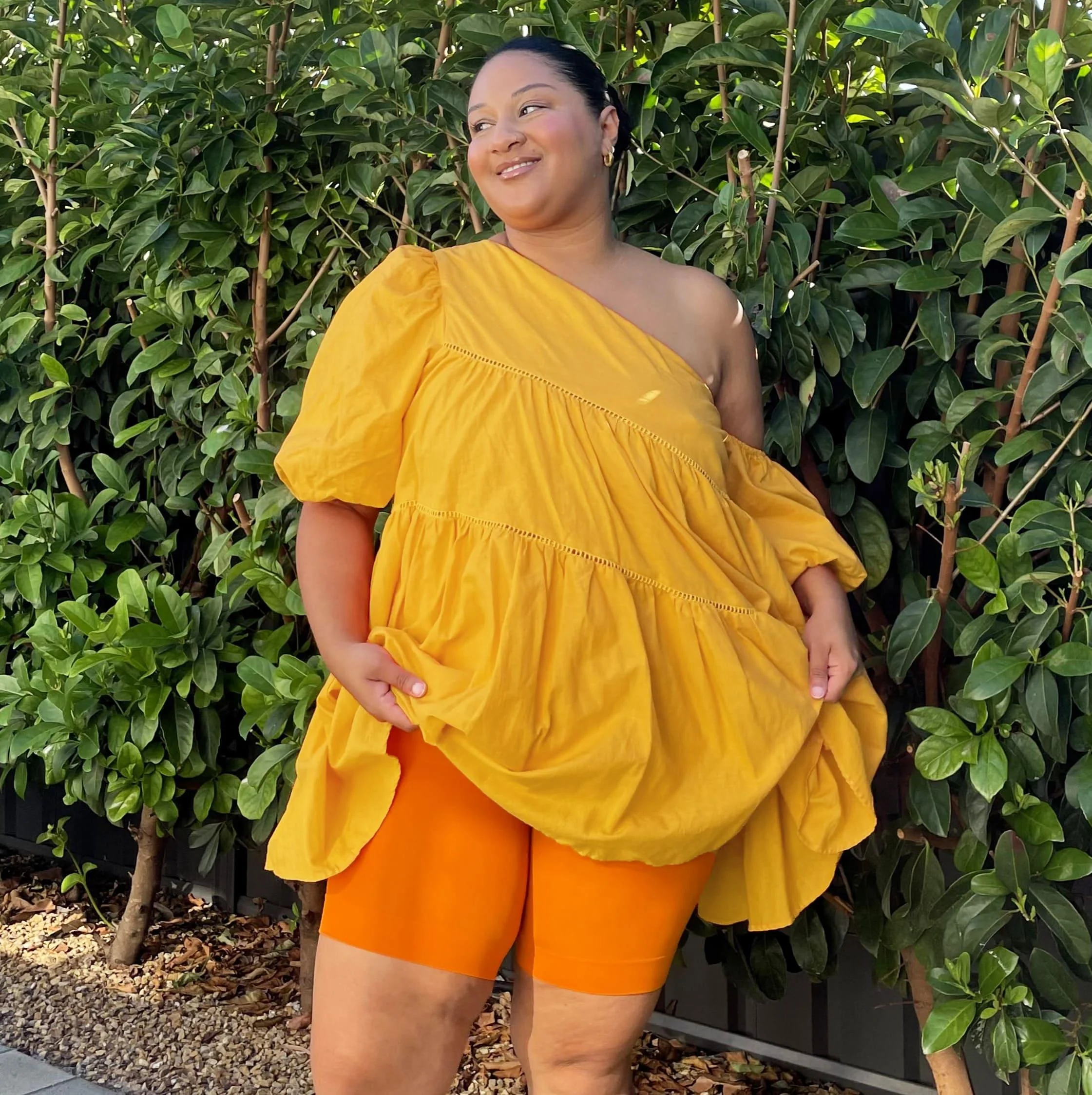 Stay Cool Chub Rub Shorts - Papaya - Zenithce