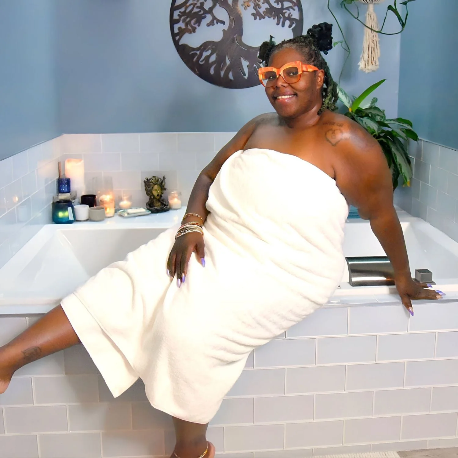 Big Softee Towel - White - Zenithce