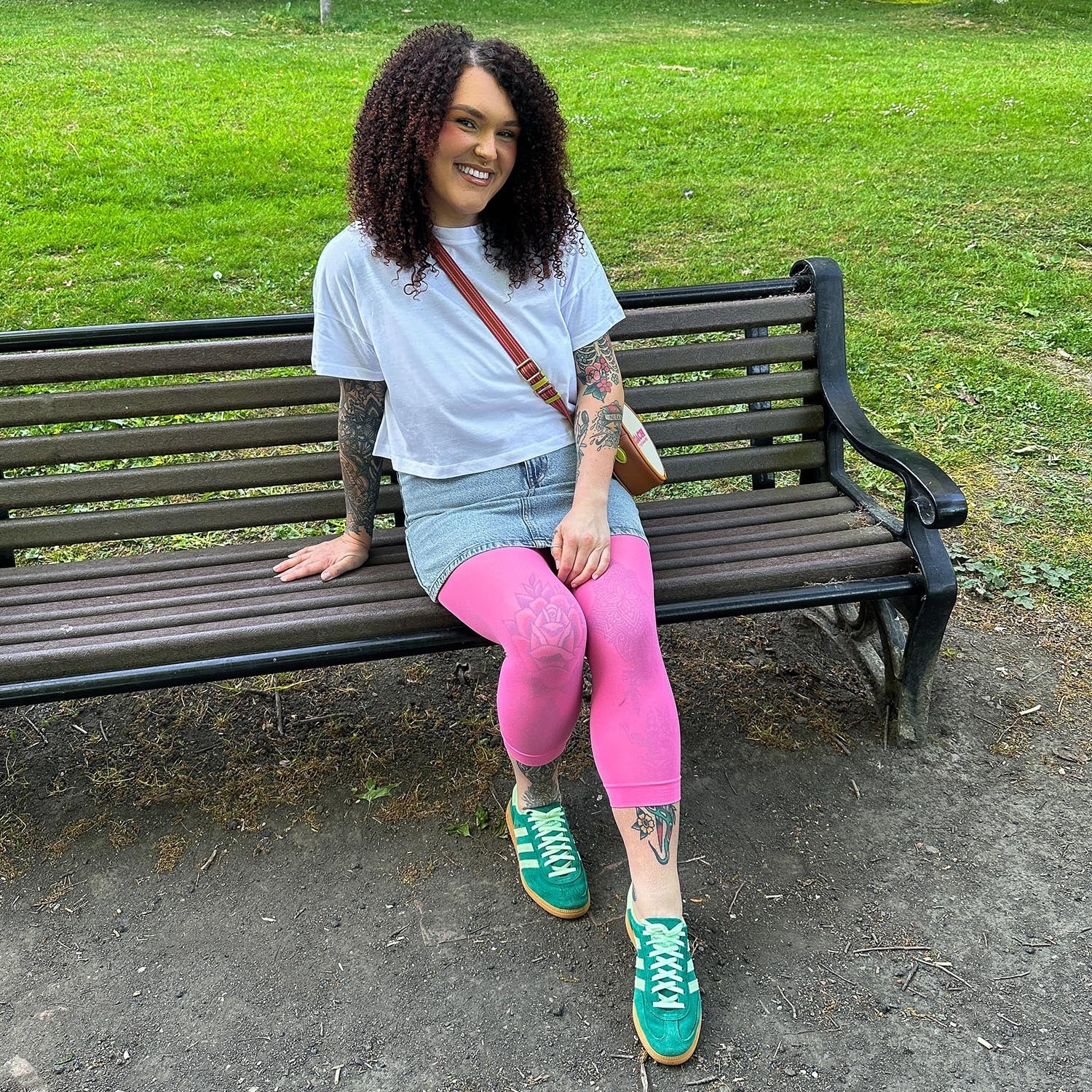 Stay Cool Capri Tights - Pink Lady - Zenithce