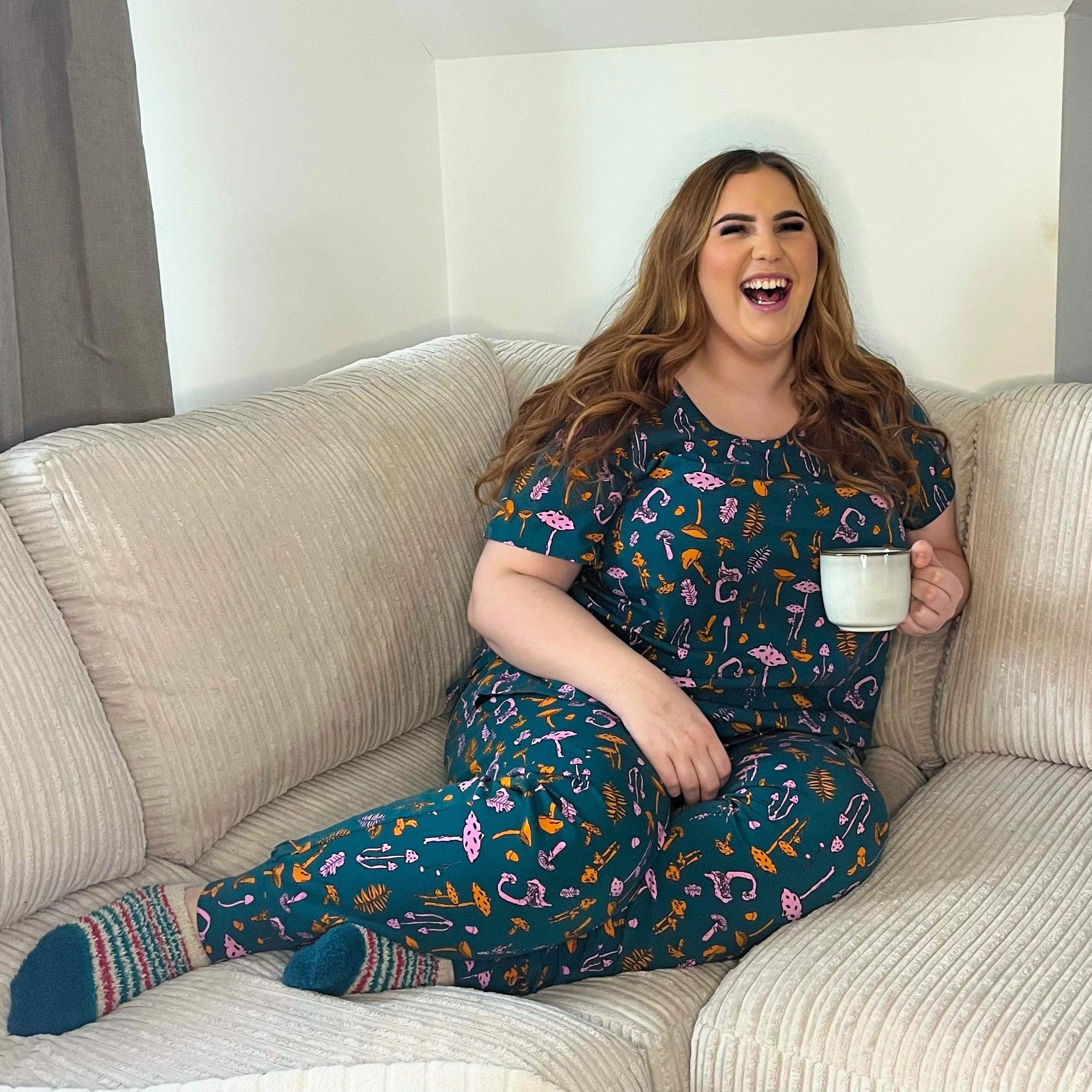 Organic Cotton PJ Top - Mushie Patch - Zenithce