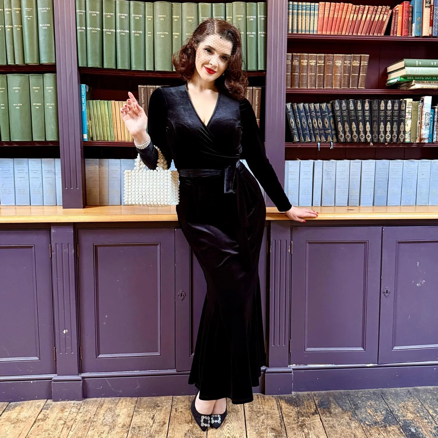 Velvet Mermaid Skirt - Black - Zenithce