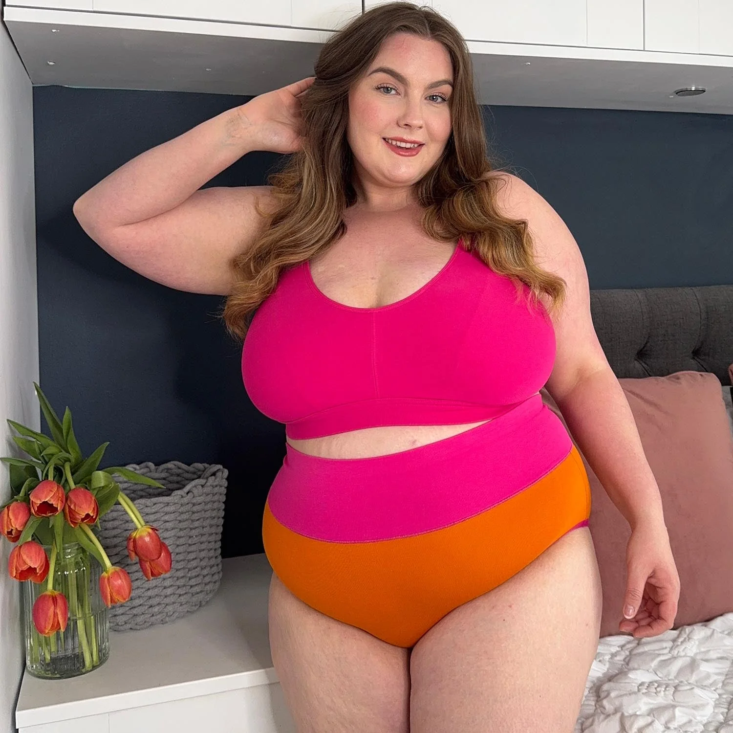 Organic Cotton Full Brief Duo Knickers - Papaya & Barbara - Zenithce