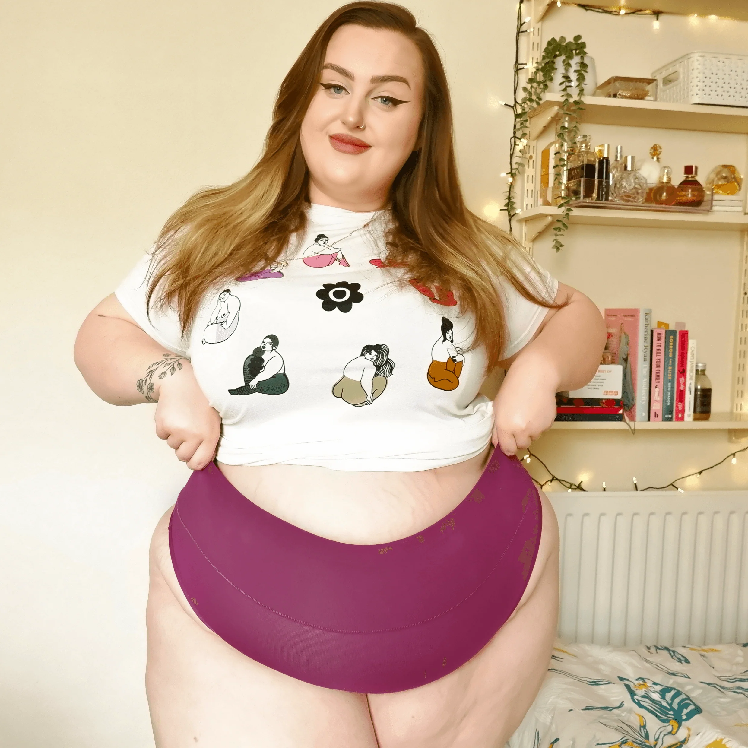 Organic Cotton Thong - Figgy Pudding - Zenithce